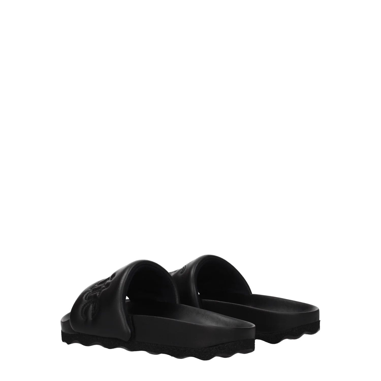 Off-White ob1o1e1124 Leather Slippers and Clogs in Black Size US 5 / IT 35 - 4 Thumbnail