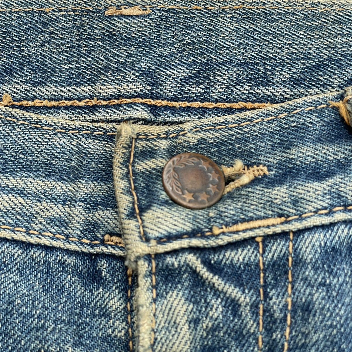 Marks & Spencer × Vintage “SPENCER” CRAZY VINTAGE SPENCER BOOTCUT DIRTY JEANS DENIM Size US 30 / EU 46 - 8 Thumbnail