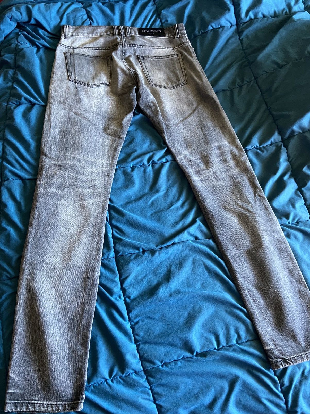 Balmain Balmain Grey Mens Jeans size 32 Size US 32 / EU 48 - 8 Thumbnail