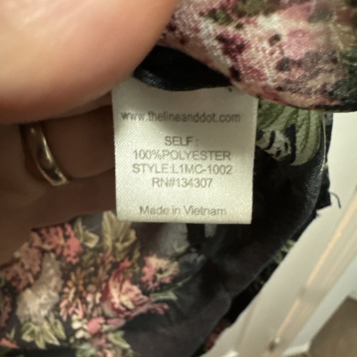 Anthropologie Line & Dot Sheer Floral Oversized Blouse Size S / US 4 / IT 40 - 7 Thumbnail