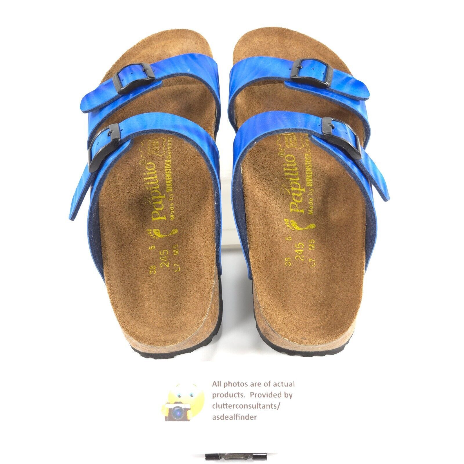 Birkenstock Papillio By Birkenstock Sydney Wave Sandal Size 7 Blue Size US 7 / IT 37 - 6 Thumbnail