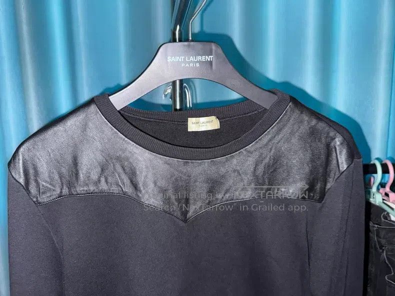 Saint Laurent Paris Saint Laurent Paris Classic Black Label Leather Patchwork Size US XL / EU 56 / 4 - 3 Thumbnail