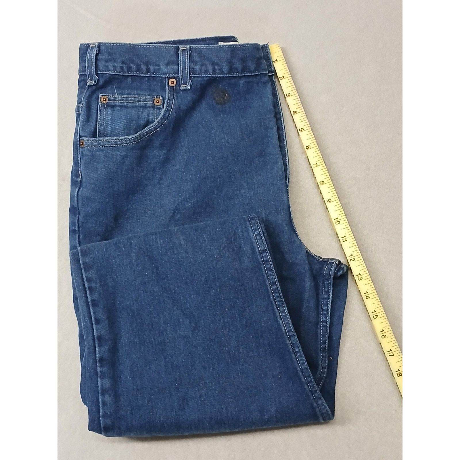 Other Canton River Blues (40x30) Relaxed Straight Blue Denim Jeans Size US 40 / EU 56 - 4 Thumbnail