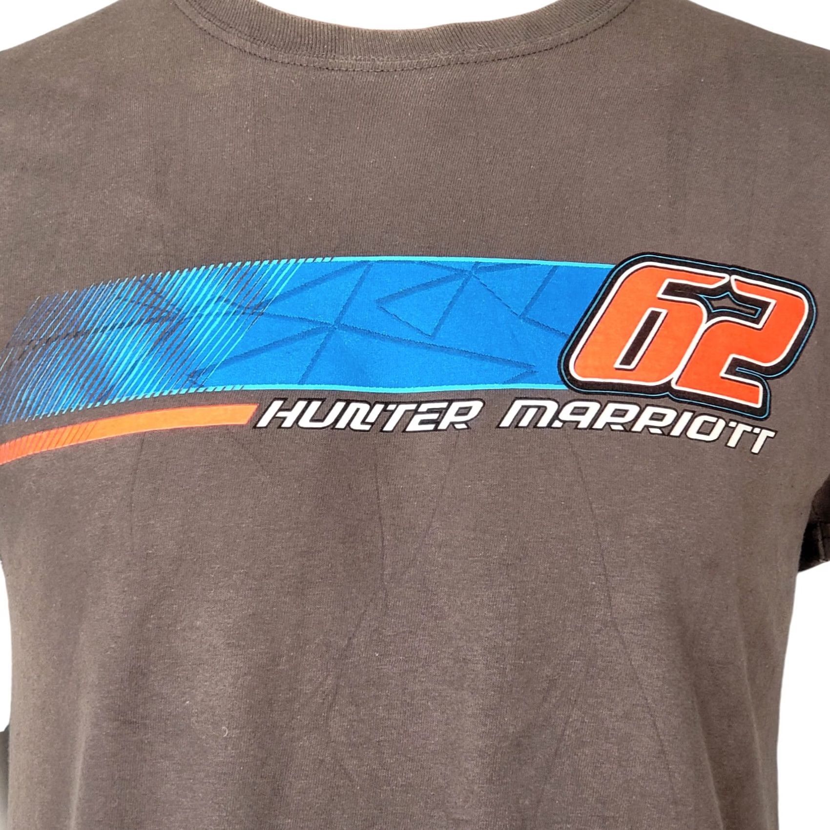 Gildan Hunter Marriott Racing T-Shirt | Men's Medium | Gildan 100% Cotton | Graphic Mot Racing Decade 90s Golf? Size US M / EU 48-50 / 2 - 7 Thumbnail