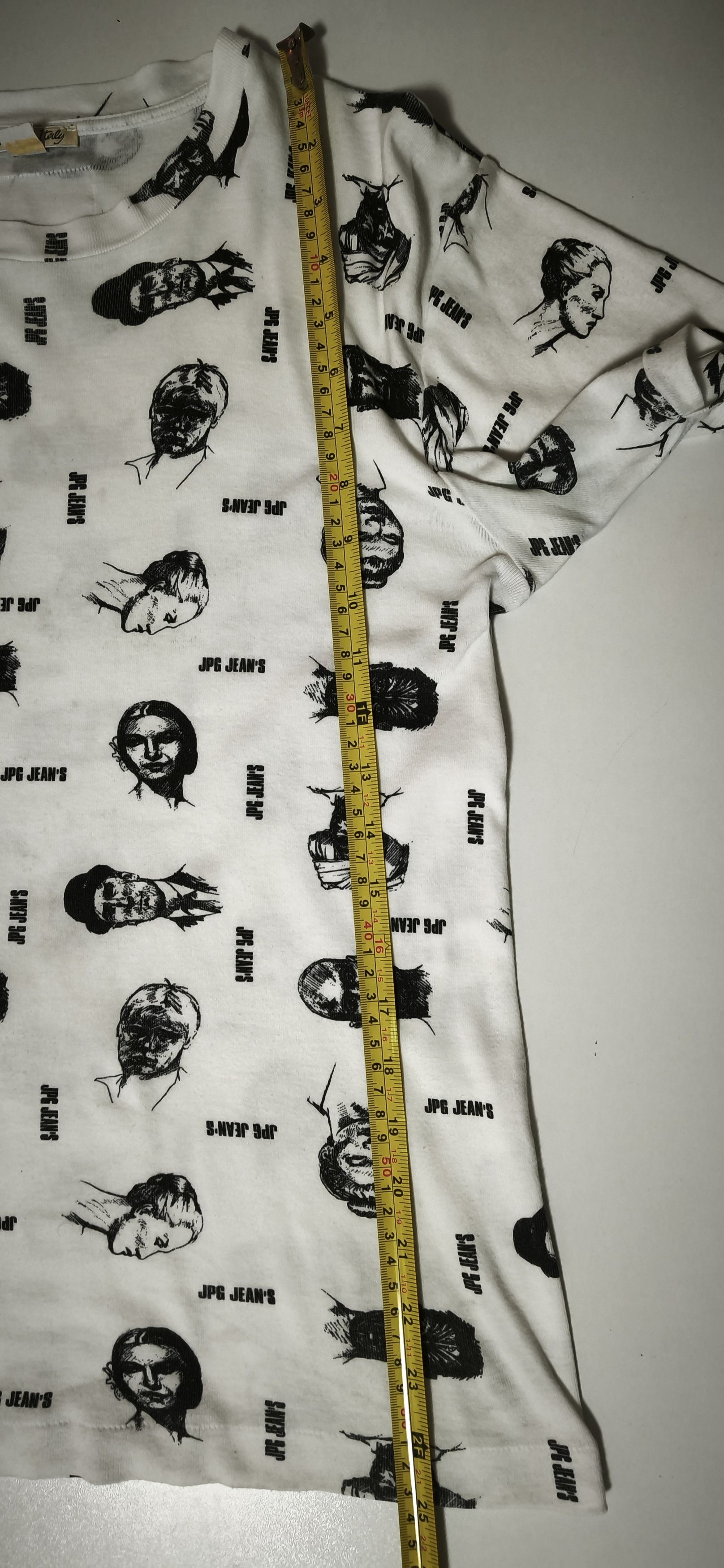 Jean Paul Gaultier 2000 - JPG-Jeans - Faces tshirt Size US L / EU 52-54 / 3 - 4 Thumbnail