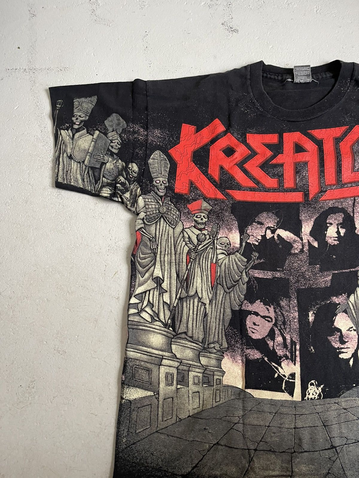 Band Tees Kreator Band tee vintage merch tour 90s single stitch Size US XL / EU 56 / 4 - 8 Thumbnail