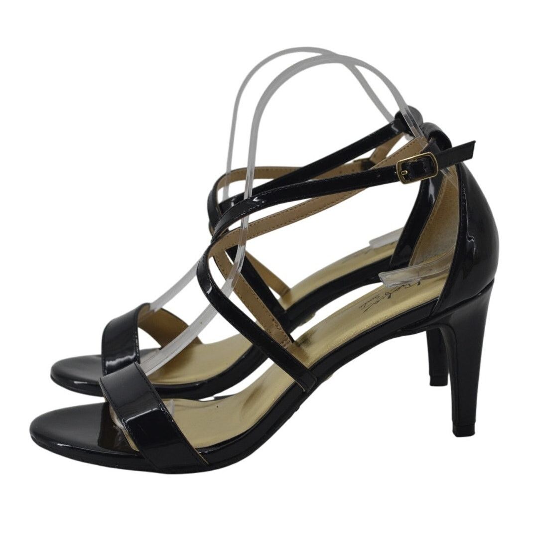 Other Thalia Sodi Darria2 Black Patent Leather Sandals Heels 8.5 Size US 8.5 / IT 38.5 - 1 Thumbnail
