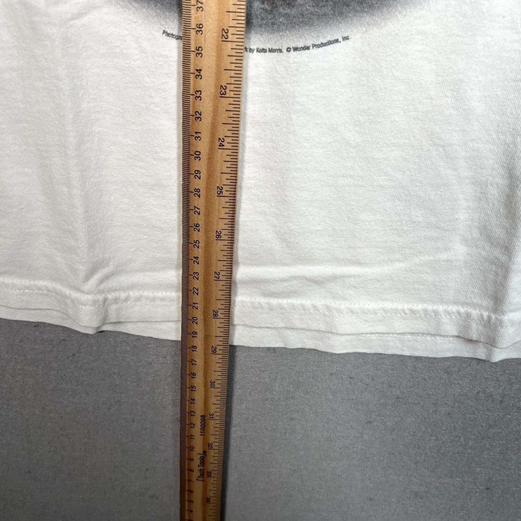 Gildan VINTAGE Stevie Wonder Graphic Tee White Adult XL 2000s Cotton Sportswear Mens Size US XL / EU 56 / 4 - 3 Thumbnail