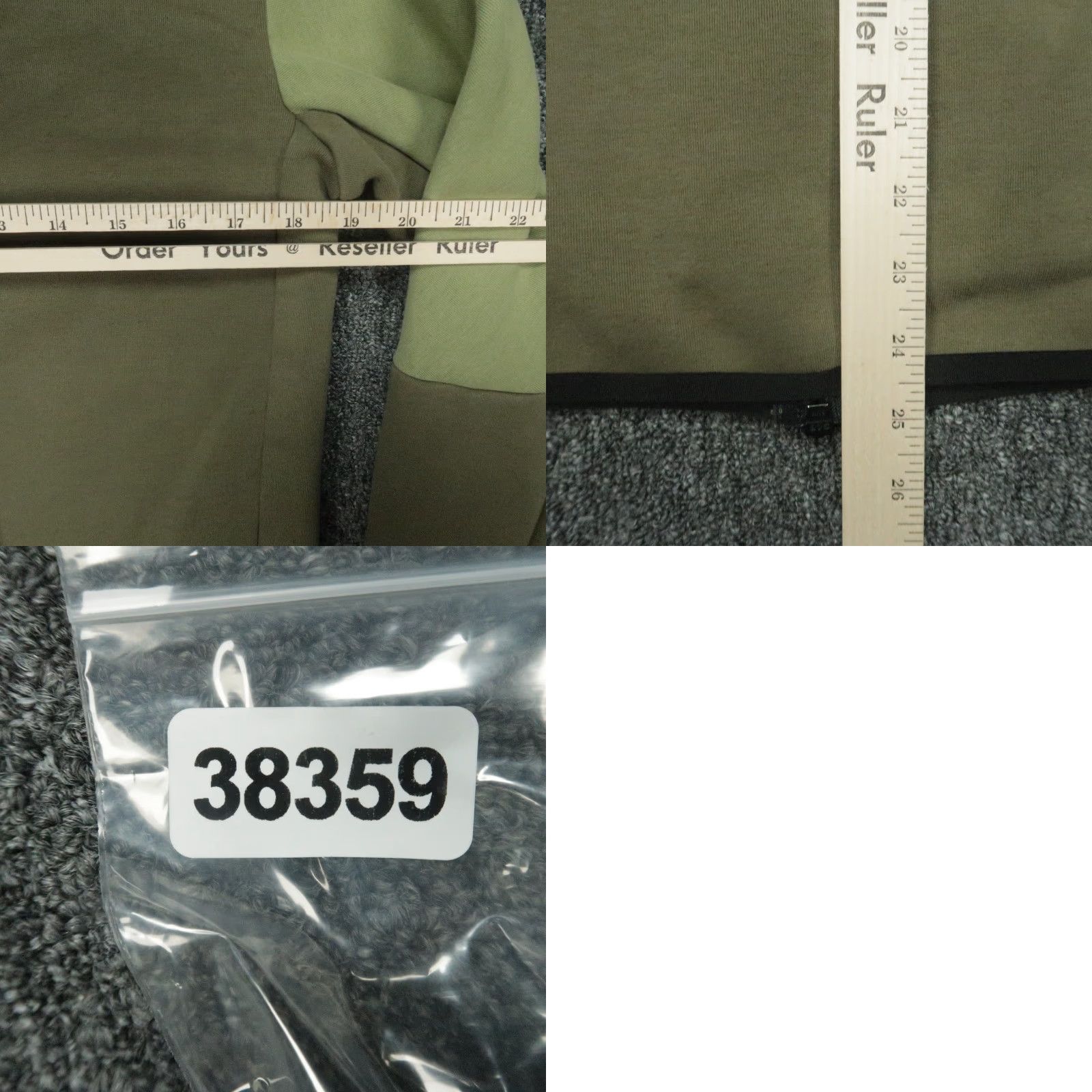 Nike Nike Hoodie Mens Small Olive Green Tech Fleece Pockets Full Zip Sportswear Nike Sportswear Shirt Hoodie Mens Small Green Size US S / EU 44-46 / 1 - 8 Thumbnail