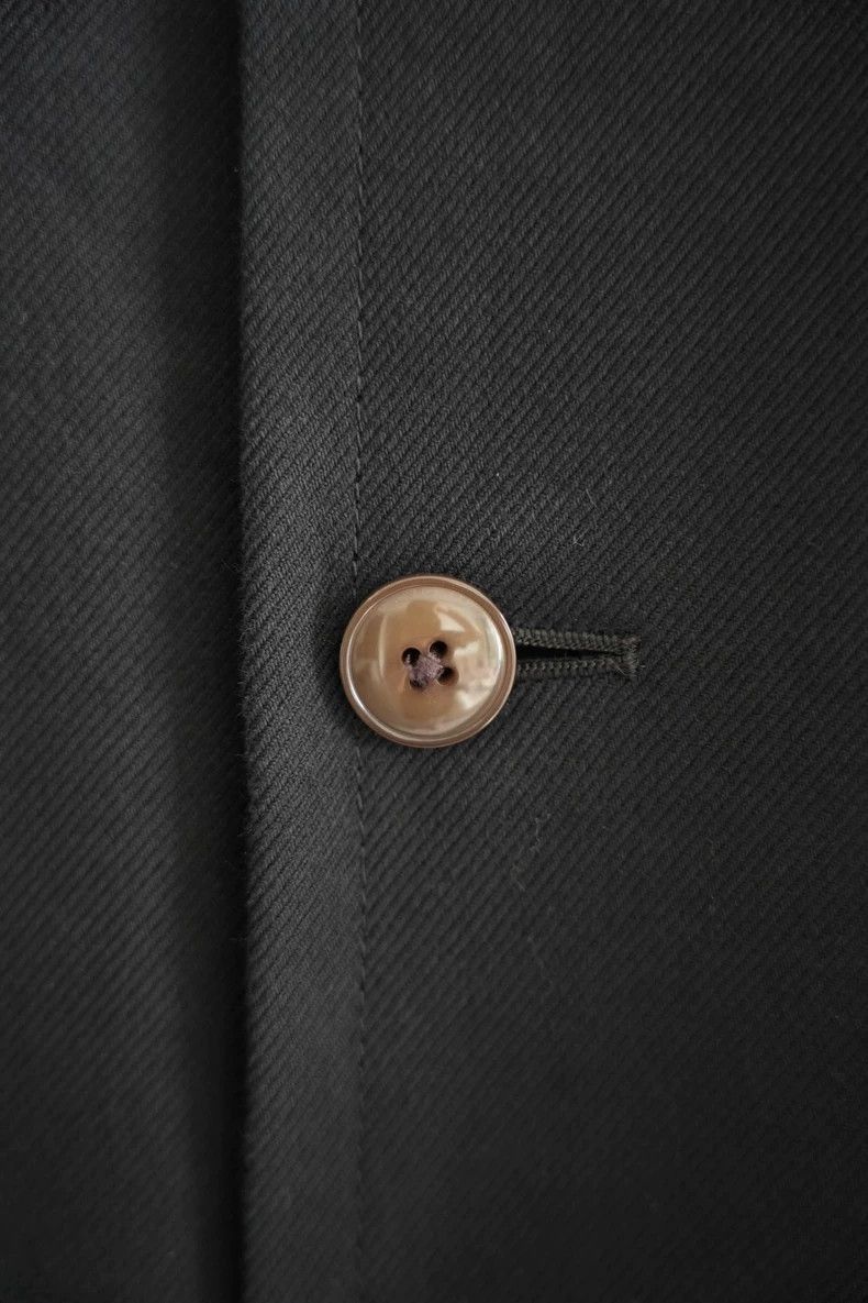 Yohji Yamamoto Yohji Yamamoto Yohji Yamamoto Black Leather Collar Coat Size US S / EU 44-46 / 1 - 6 Thumbnail