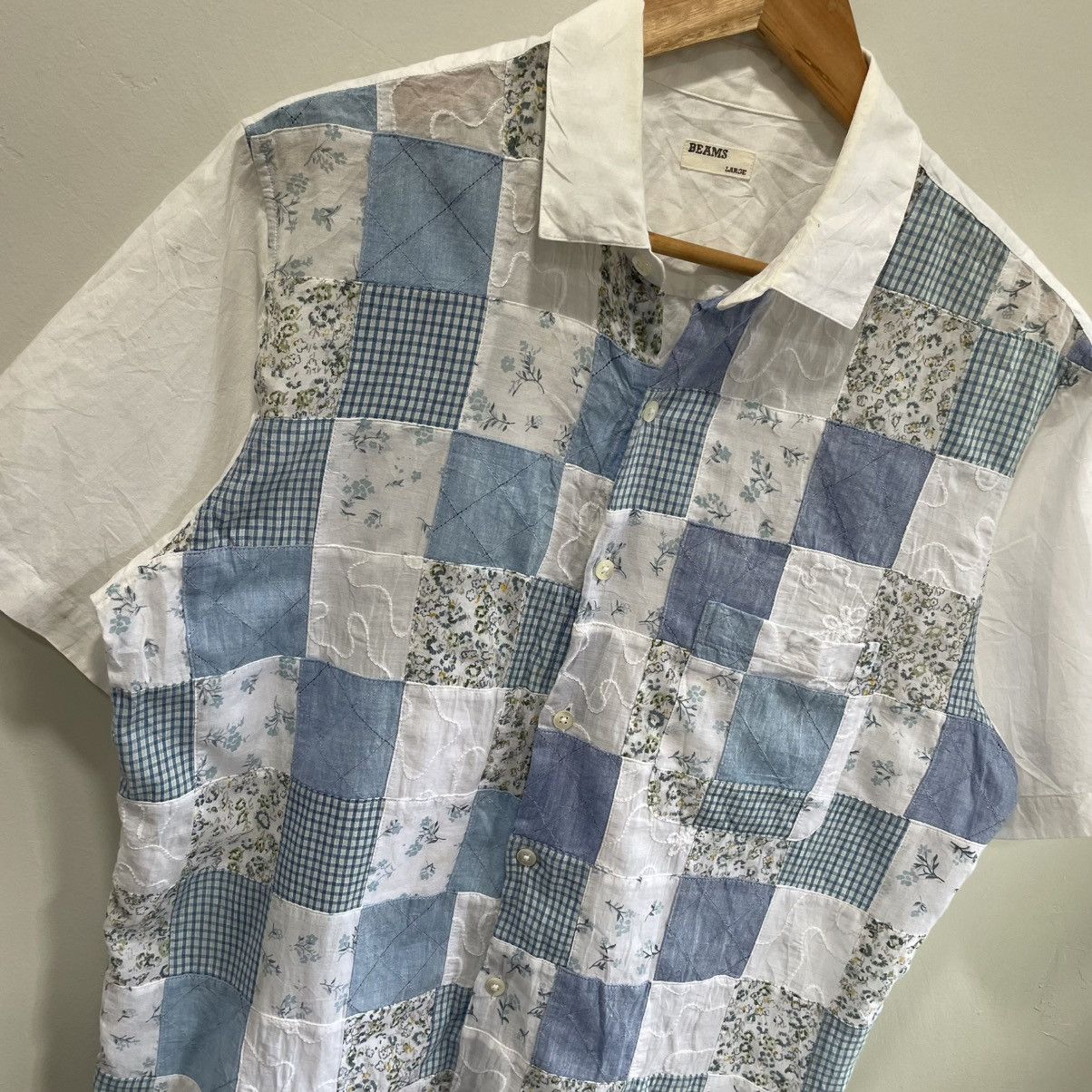 Beams Plus Beams Japan Patchwork Shirt 🌍 Size US L / EU 52-54 / 3 - 2 Thumbnail