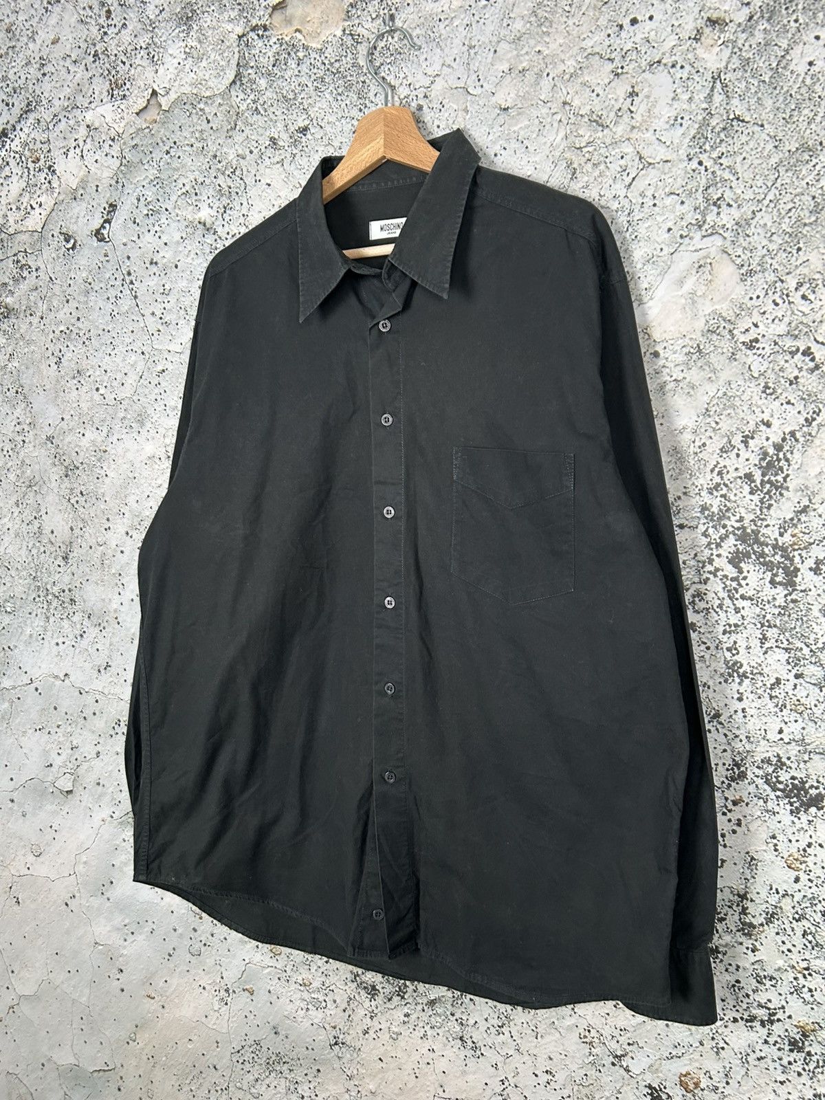 Designer Vintage Moschino Jeans 90s Peace Shirt Avant Garde Designer Size US XXL / EU 58 / 5 - 3 Thumbnail