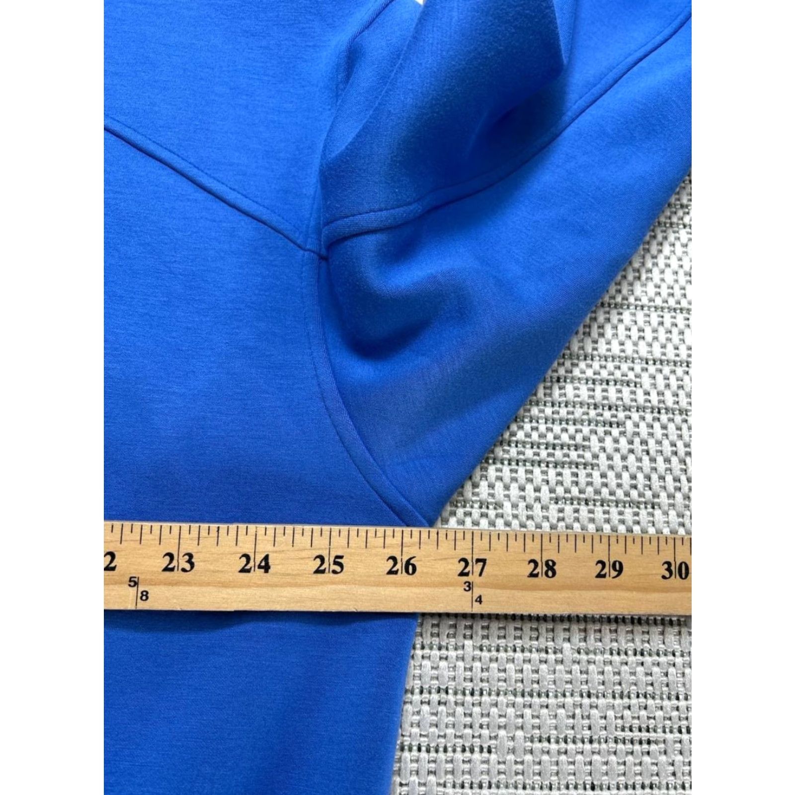 Vintage SSYS Sweatshirt Womens 2XL Blue Cropped Quarter Zip Mock Neck Pullover Shirt Activewear Womens SSYS Blue Cropped Quarter Zip Sweatshirt 2XL Size XXL / US 16-18 / IT 52-54 - 6 Thumbnail