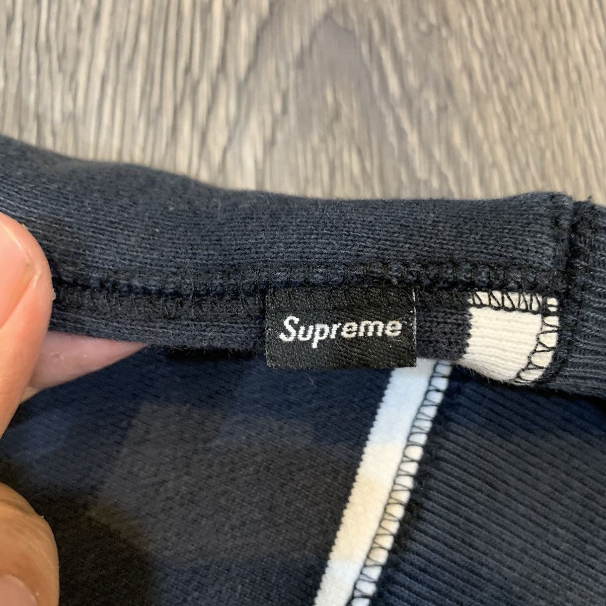 Supreme Supreme 2009 Block Stripe Sweat Hoodie Size US XL / EU 56 / 4 - 5 Thumbnail
