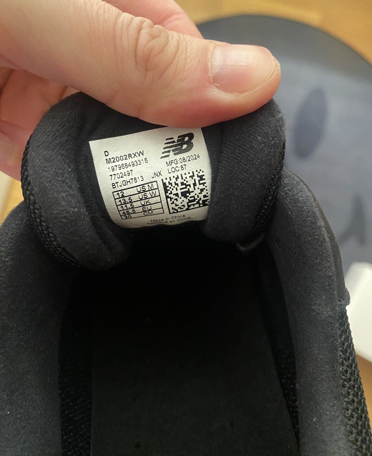 JJJJound × New Balance JJJJound x New Balance 2002R GORE-TEX “Black” (Size 12) Size US 12 / EU 45 - 6 Thumbnail