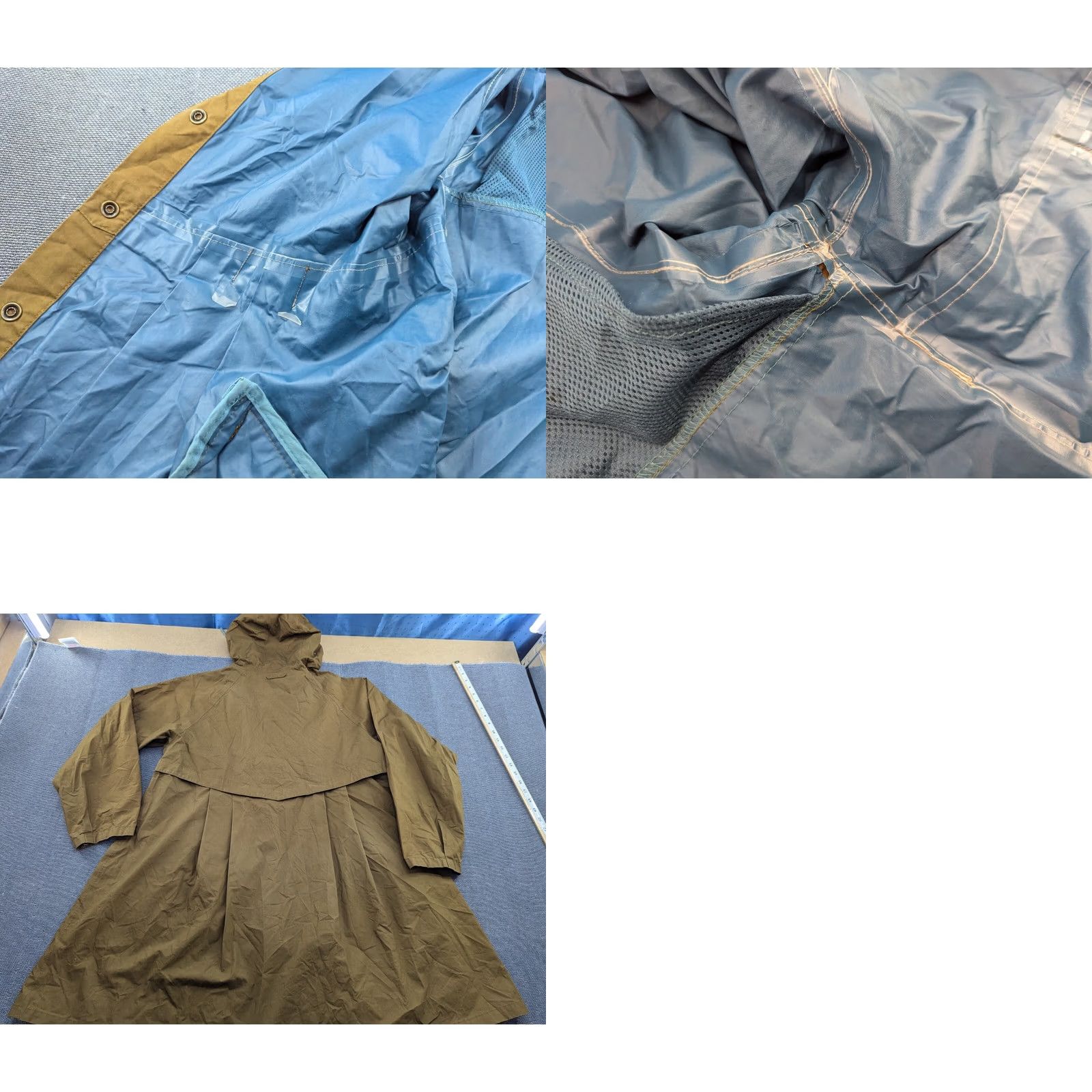Vintage Gudrun Sjoden Womens Anorak Jacket Beige Large Parka Hooded Taped Seams Jacket Shirt Womens Parka Hooded Seams Beige L Size L / US 10 / IT 46 - 10 Thumbnail