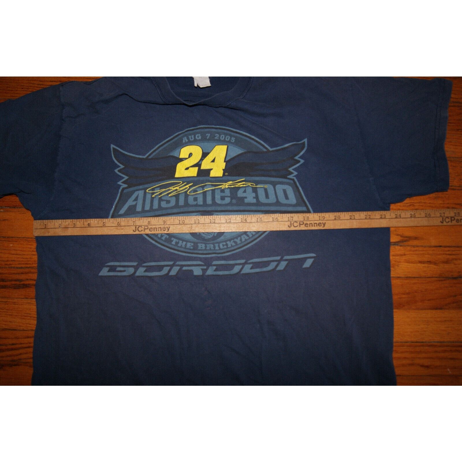 Chase Authentics Brickyard 400 Allstate 05 TShirt Men XL Gordan 2 Side NASCAR Size US XL / EU 56 / 4 - 6 Thumbnail
