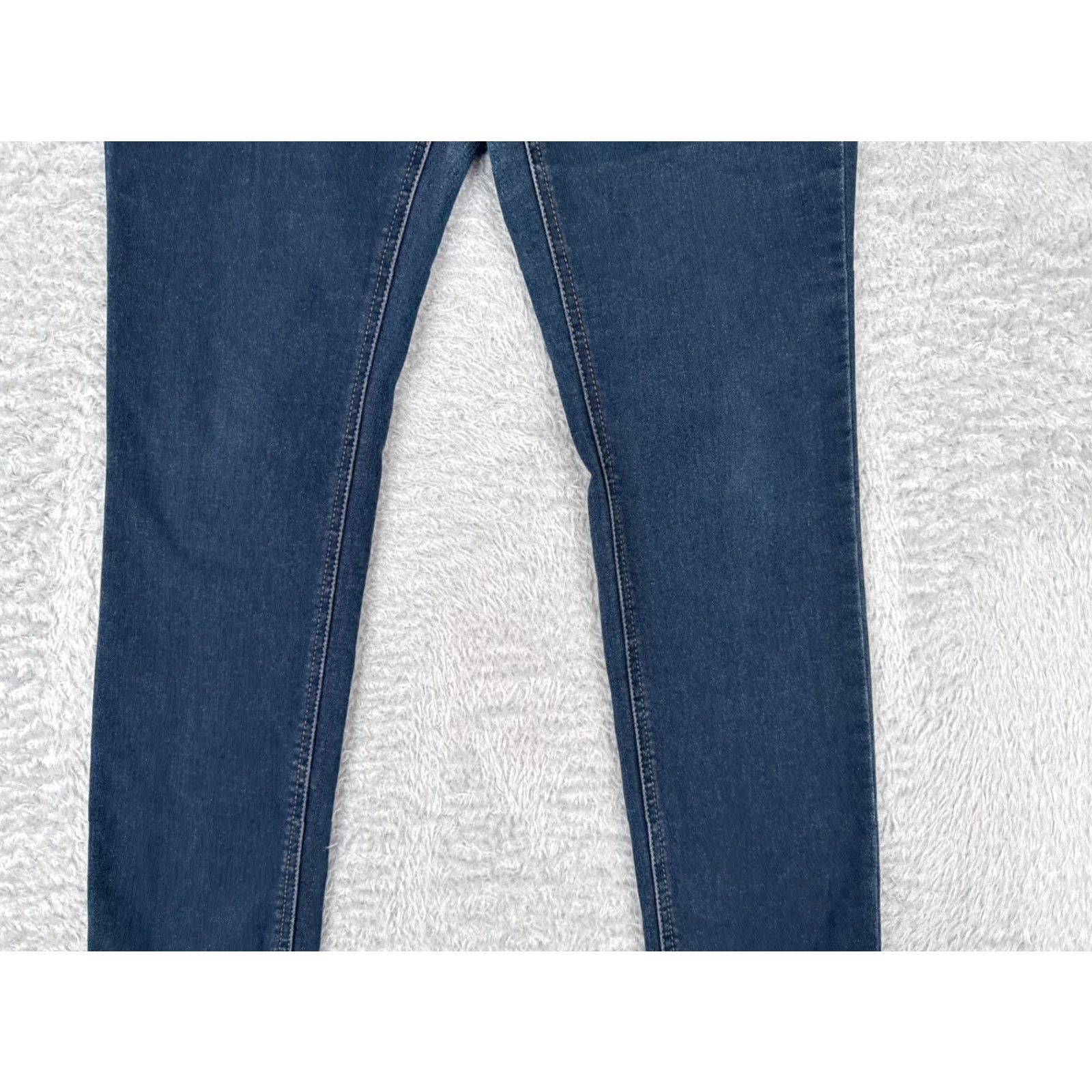 Vintage D.Jeans Jeans Womens 6P Blue Denim Skinny Dark Wash Mid Rise Cotton Blend 28x28 Size 28" / US 6 / IT 42 - 3 Thumbnail