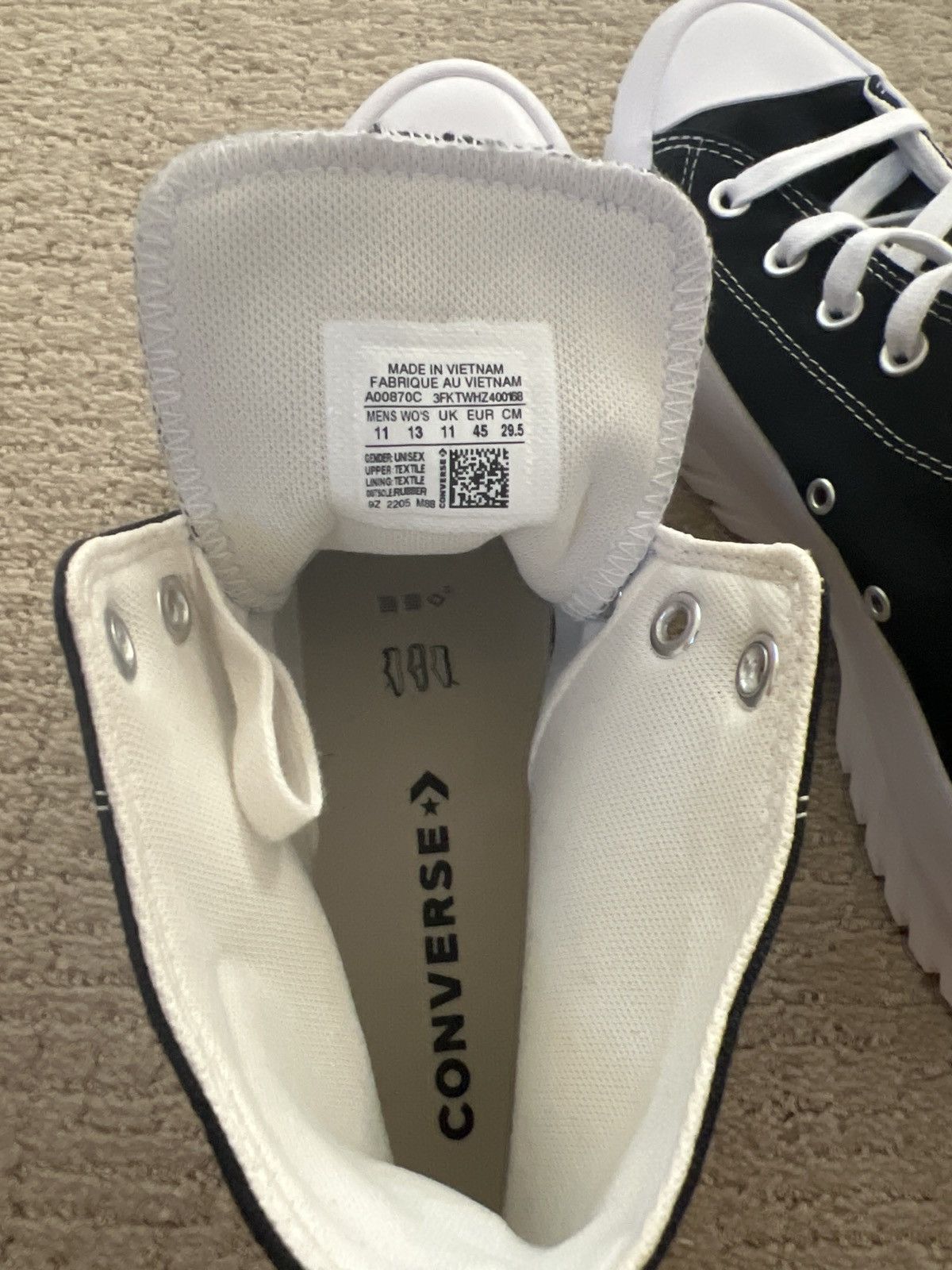 Converse Converse Lugged 2.0 High Top Size US 11 / EU 44 - 5 Thumbnail