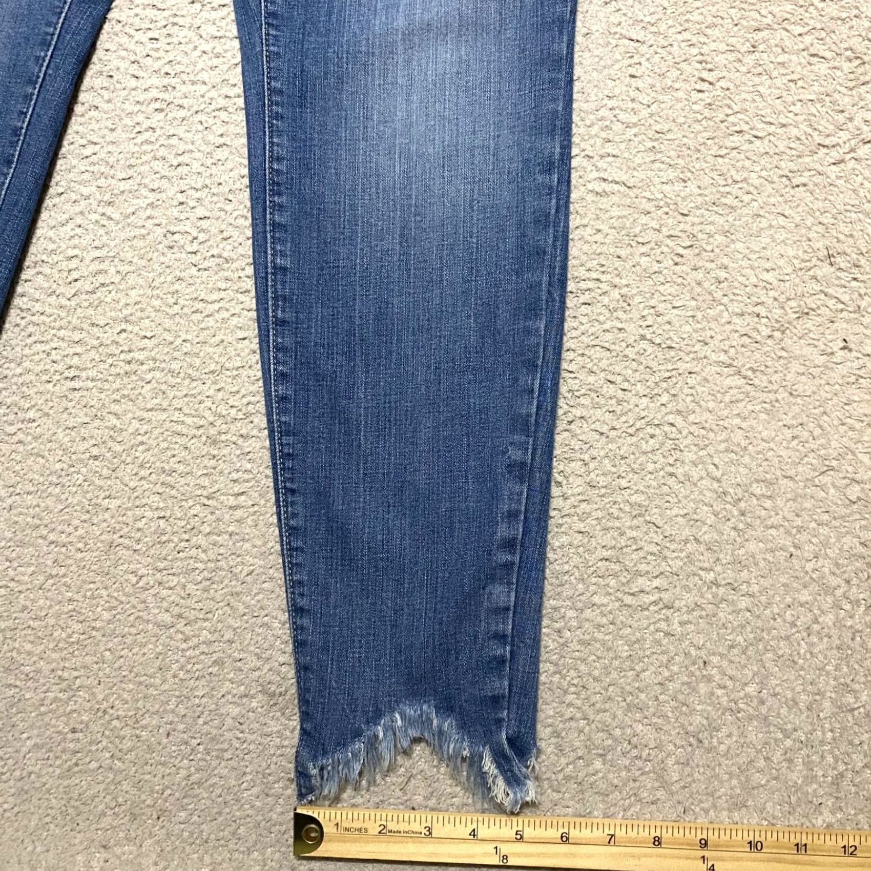 Vintage Lane Bryant Jeans Blue Denim Mid Rise Skinny 16 Regular 32 Inseam 5-Pocket Stretch AC Adult Womens Boys Girls N/A Size 38" / US 16 / IT 52 - 5 Thumbnail
