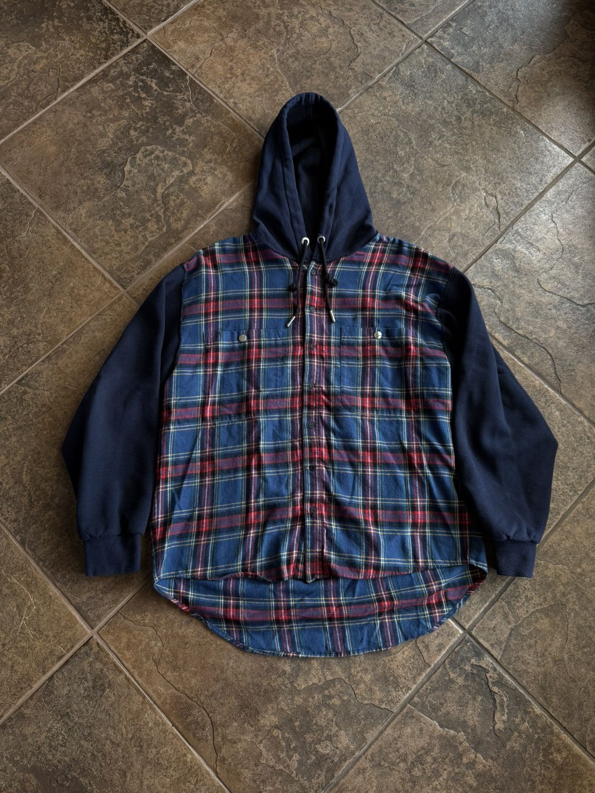 99%IS- 99%IS Hooded Button Up Size US M / EU 48-50 / 2 - 1 Thumbnail