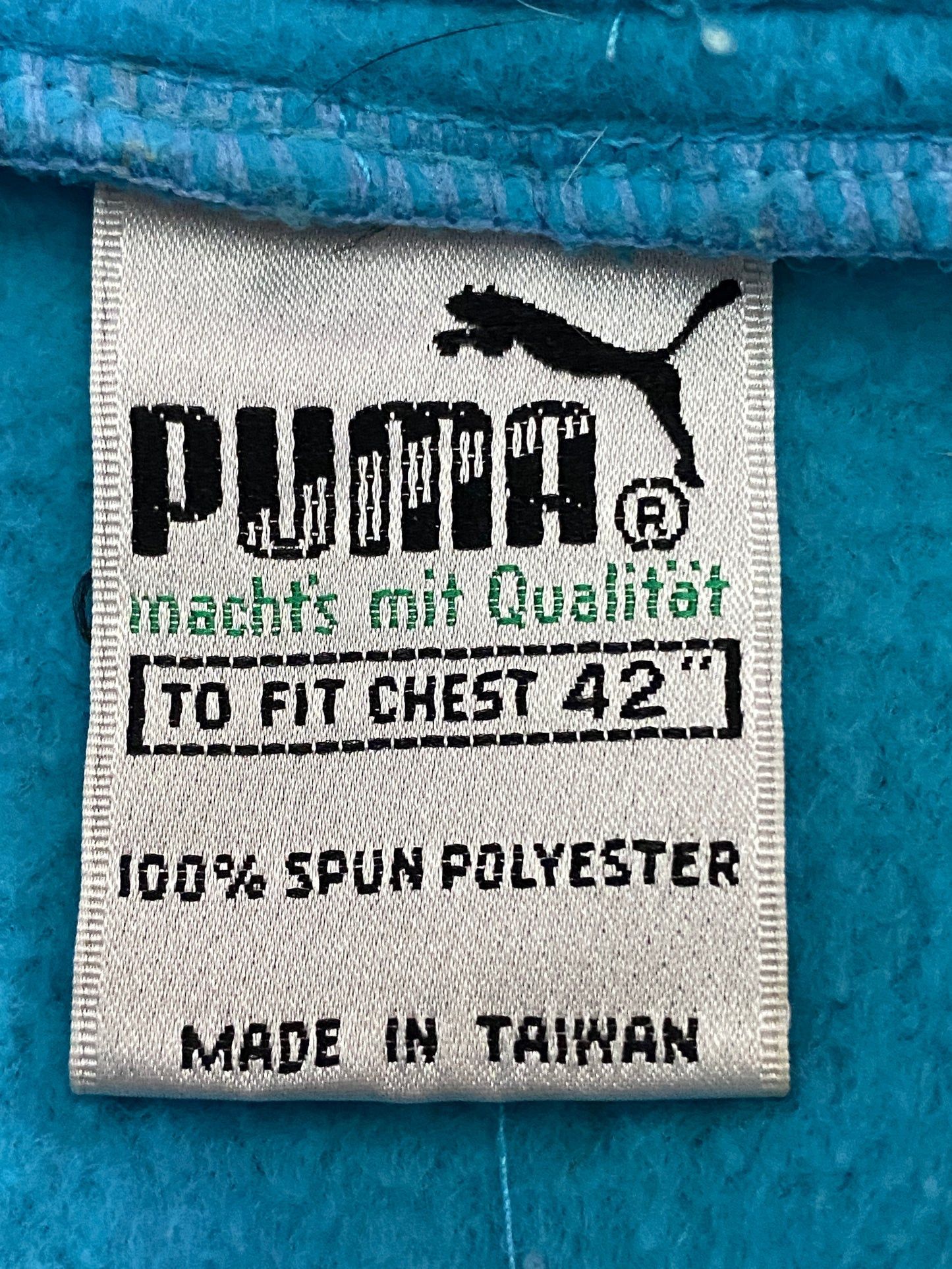 Puma × Vintage 80s Puma Vintage Men's Quarter Zip Fleece - L Size US L / EU 52-54 / 3 - 6 Thumbnail