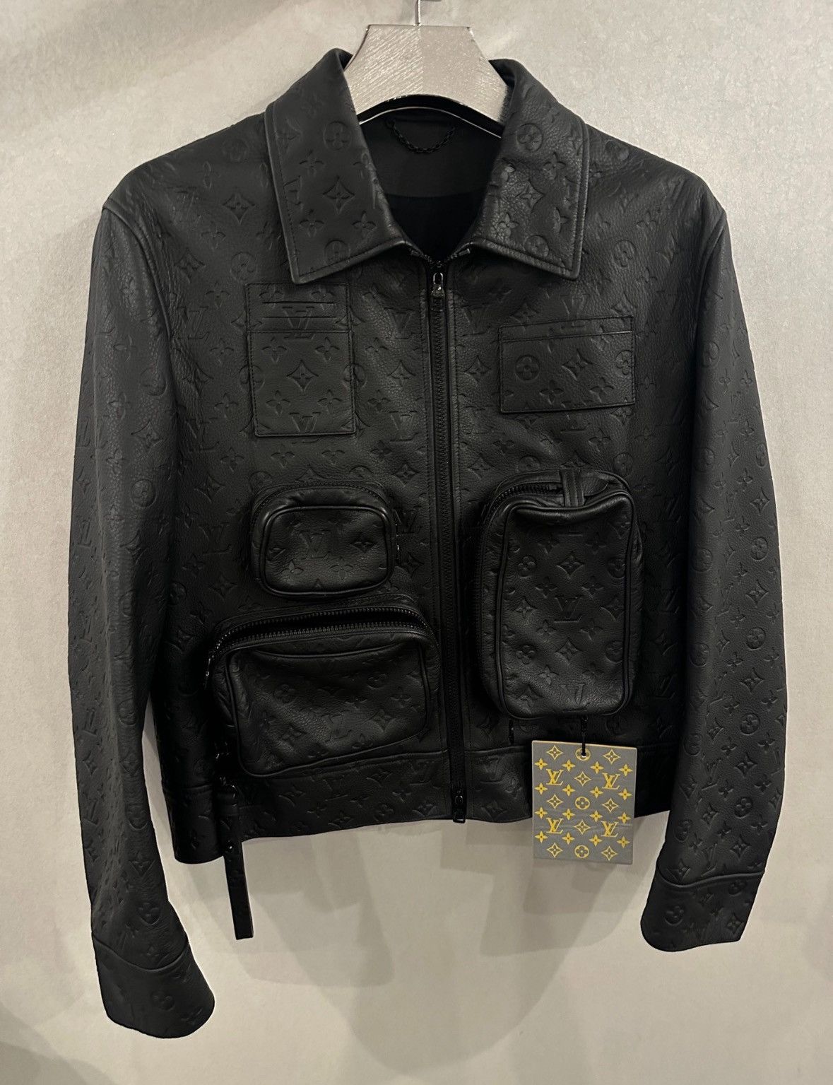 Louis Vuitton Louis Vuitton Black presbyopic tactical leather jacket 2501 Size US M / EU 48-50 / 2 - 1 Thumbnail