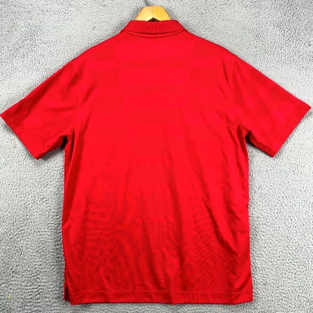Nike Nike Buckeyes Polo Shirt Mens Large Dri-Fit Red Tour Performance Golf Shirt Size US L / EU 52-54 / 3 - 3 Thumbnail