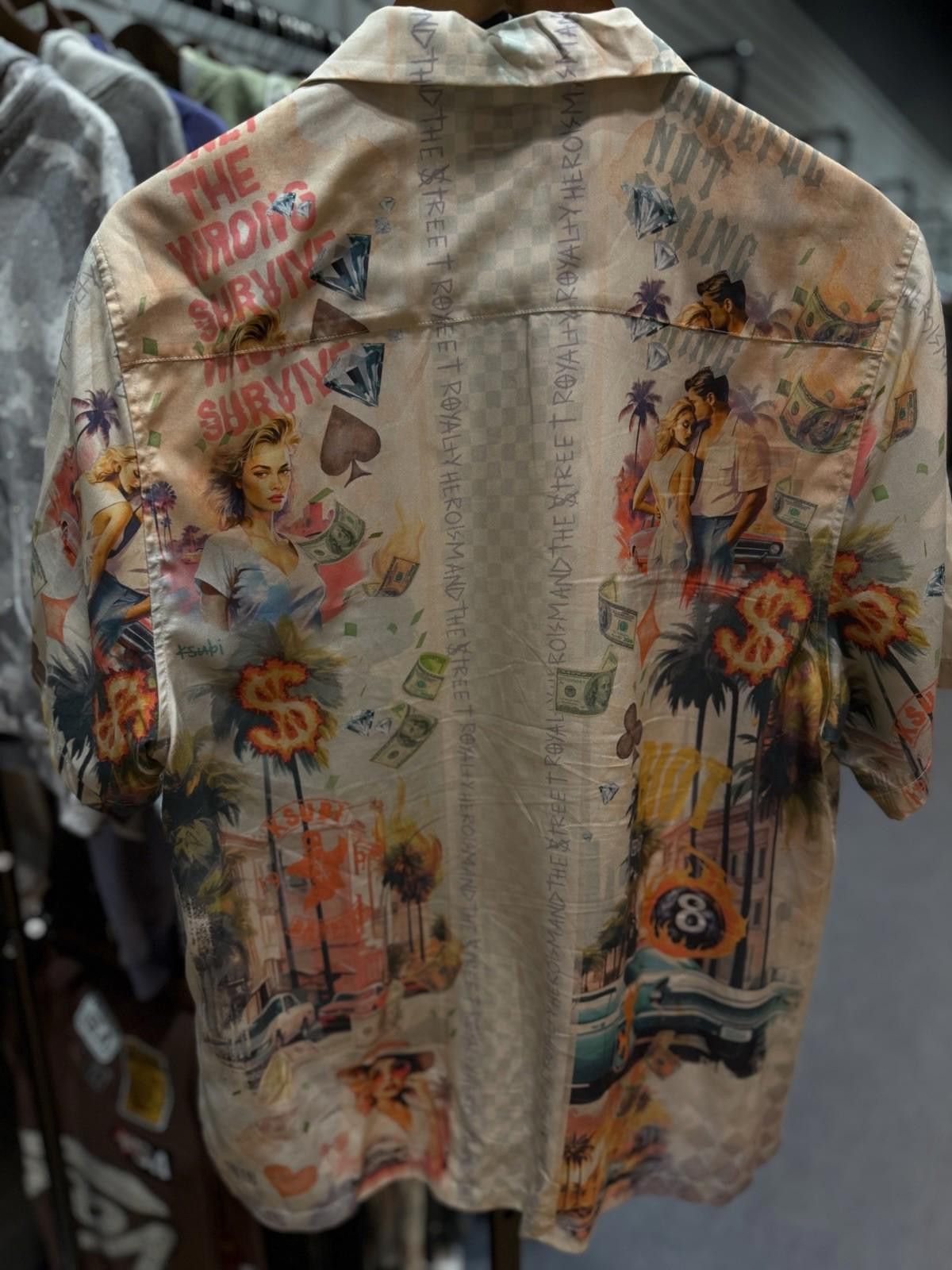 Ksubi Ksubi Money Party Floral Print Button Up Shirt Large (L) Size US L / EU 52-54 / 3 - 11 Thumbnail