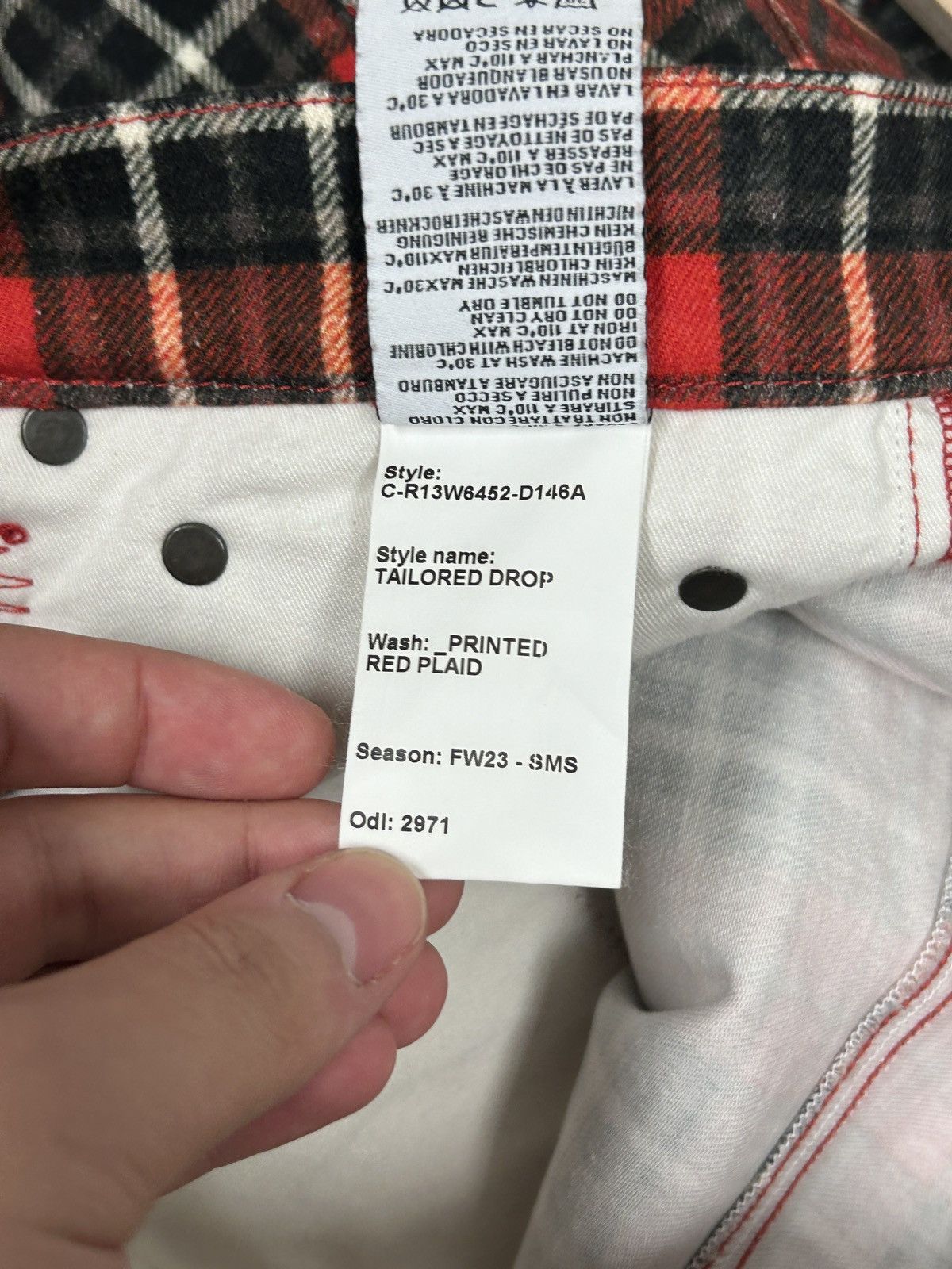 R13 NWT! Tailored Drop Crotch Plaid Pants Size US 30 / EU 46 - 7 Thumbnail