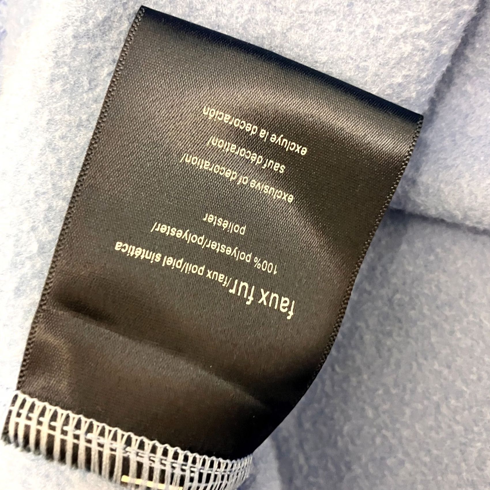 Tommy Hilfiger Tommy Hilfiger Fleece Jumper Roll Neck Blue Womens Medium Logo Pullover Size M / US 6-8 / IT 42-44 - 4 Thumbnail