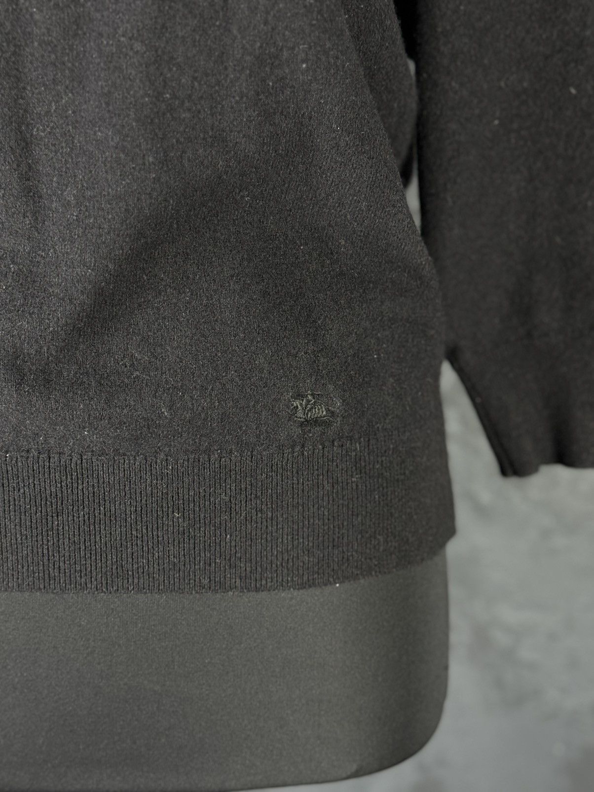 Burberry Burberrys Vintage Black Wool Cashmere Sweater Size M / US 6-8 / IT 42-44 - 4 Thumbnail