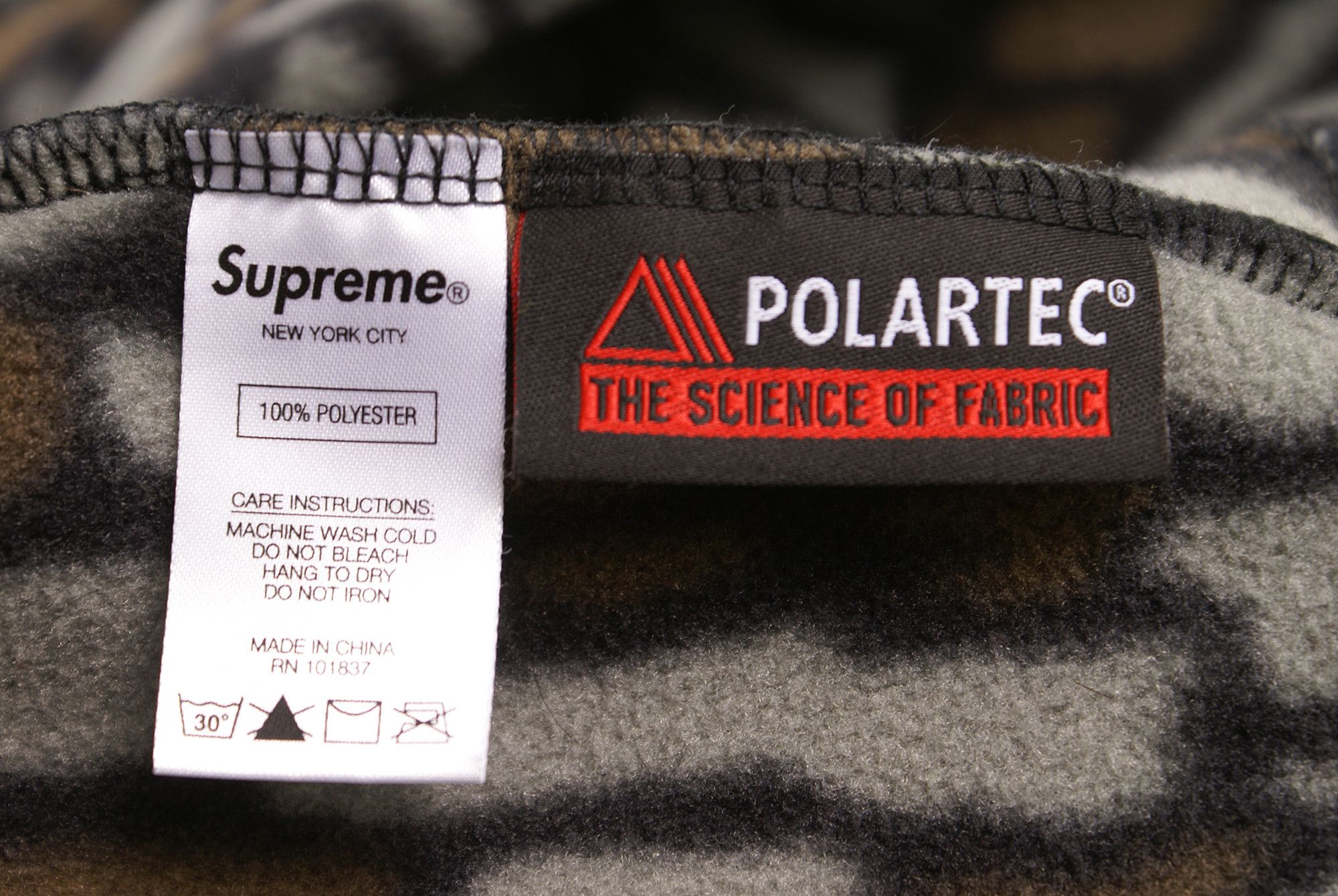 Supreme 2020 Supreme Polartec Hooded Sweatshirt OLIVE TREEBARK CAMO Size US M / EU 48-50 / 2 - 9 Thumbnail