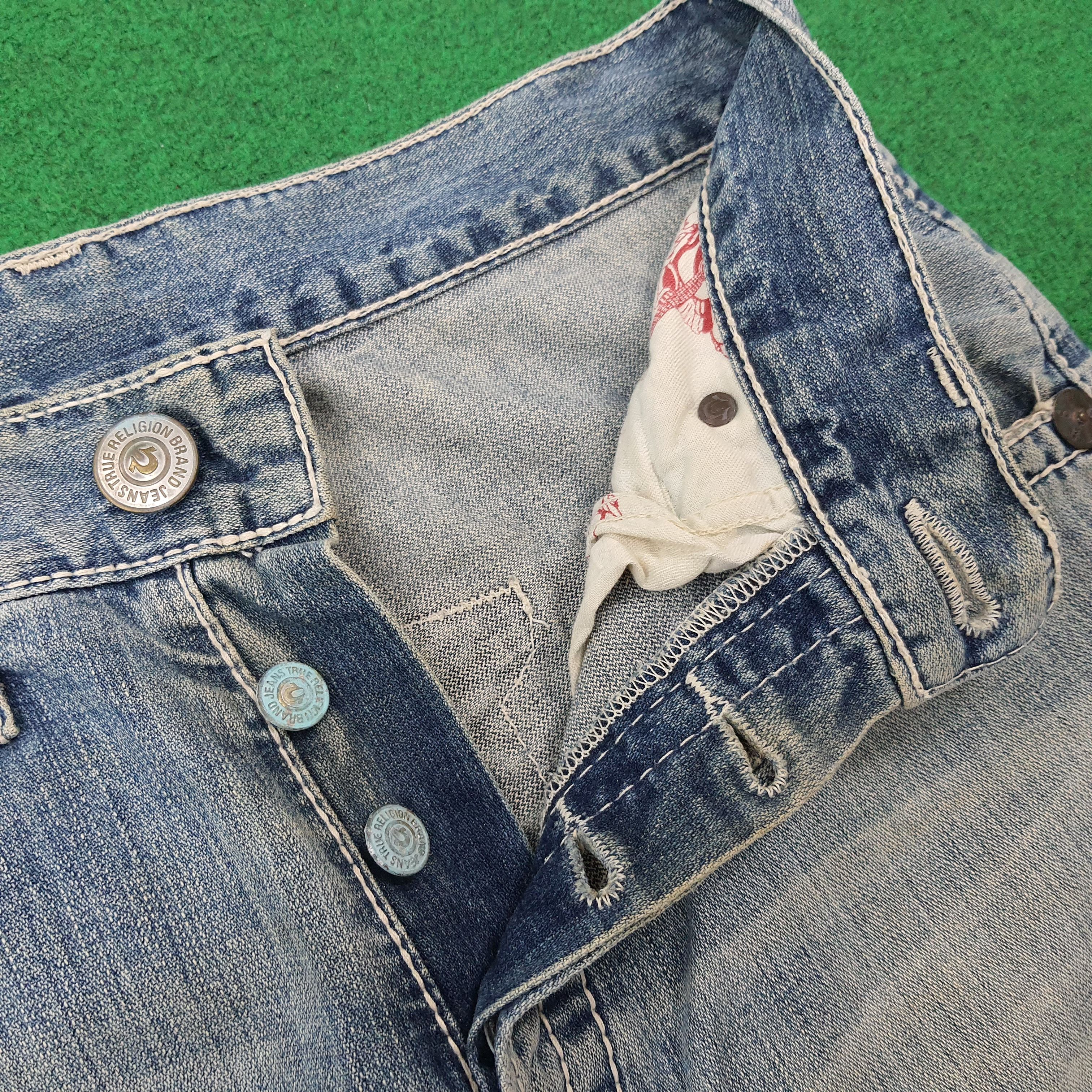 True Religion Vintage True Religion Marco Big T Distressed Jeans C272N13 Size US 33 - 8 Thumbnail