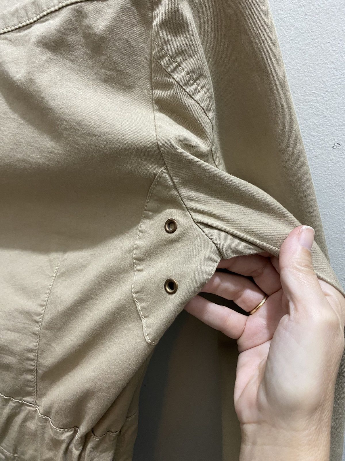 Frankie Morello FRANKIE MORELLO COTTON JACKET KHAKI Size M / US 6-8 / IT 42-44 - 3 Thumbnail