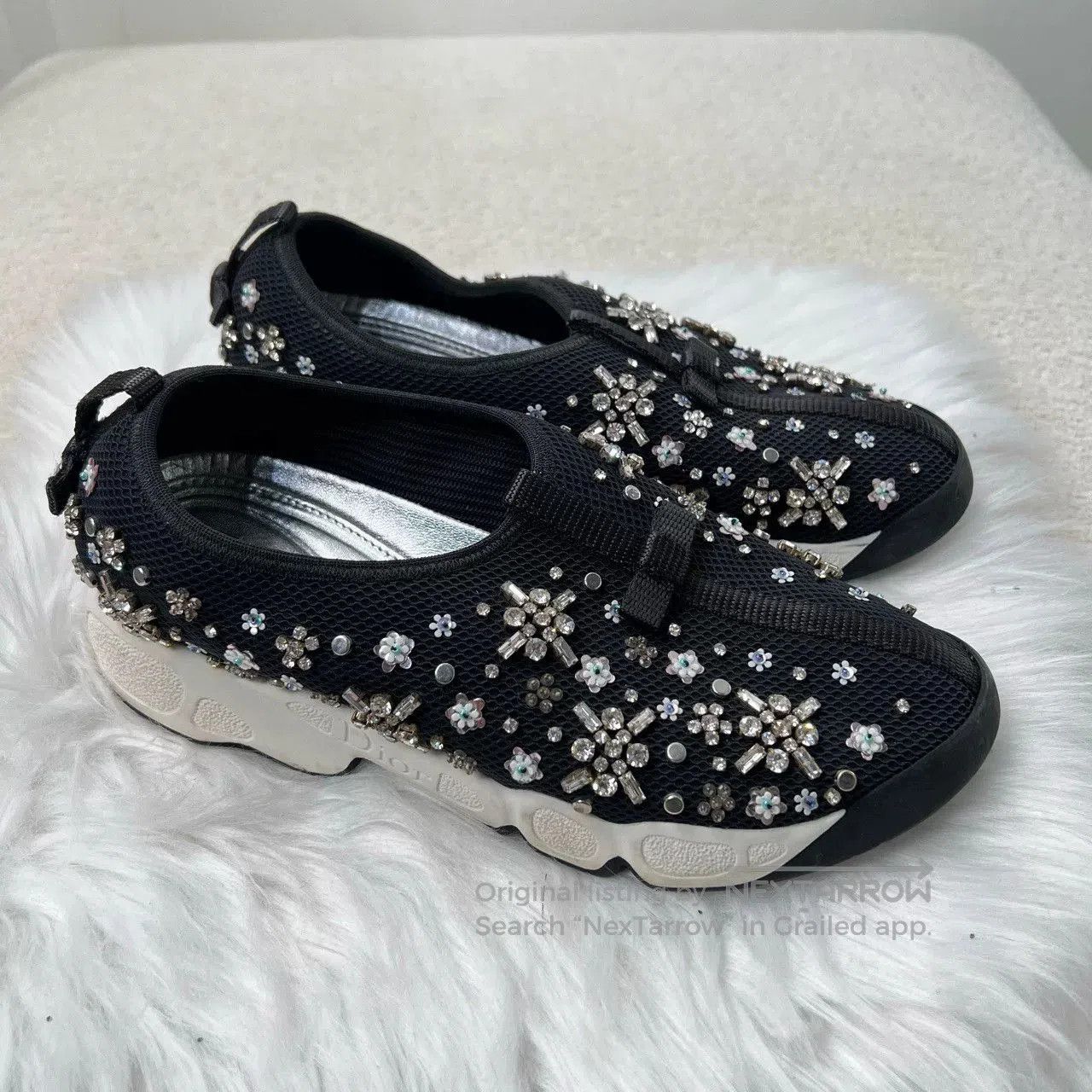 Dior Dior Crystal Embellished Garden Shoes. Size US 4 / IT 34 - 2 Thumbnail