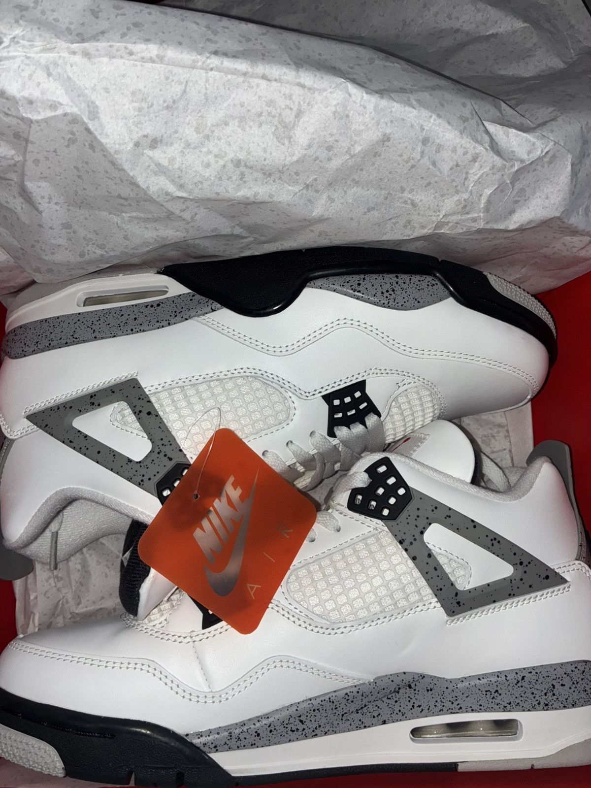 Jordan Brand Jordan 4 retro white cement deadstock Size US 11 / EU 44 - 1 Thumbnail