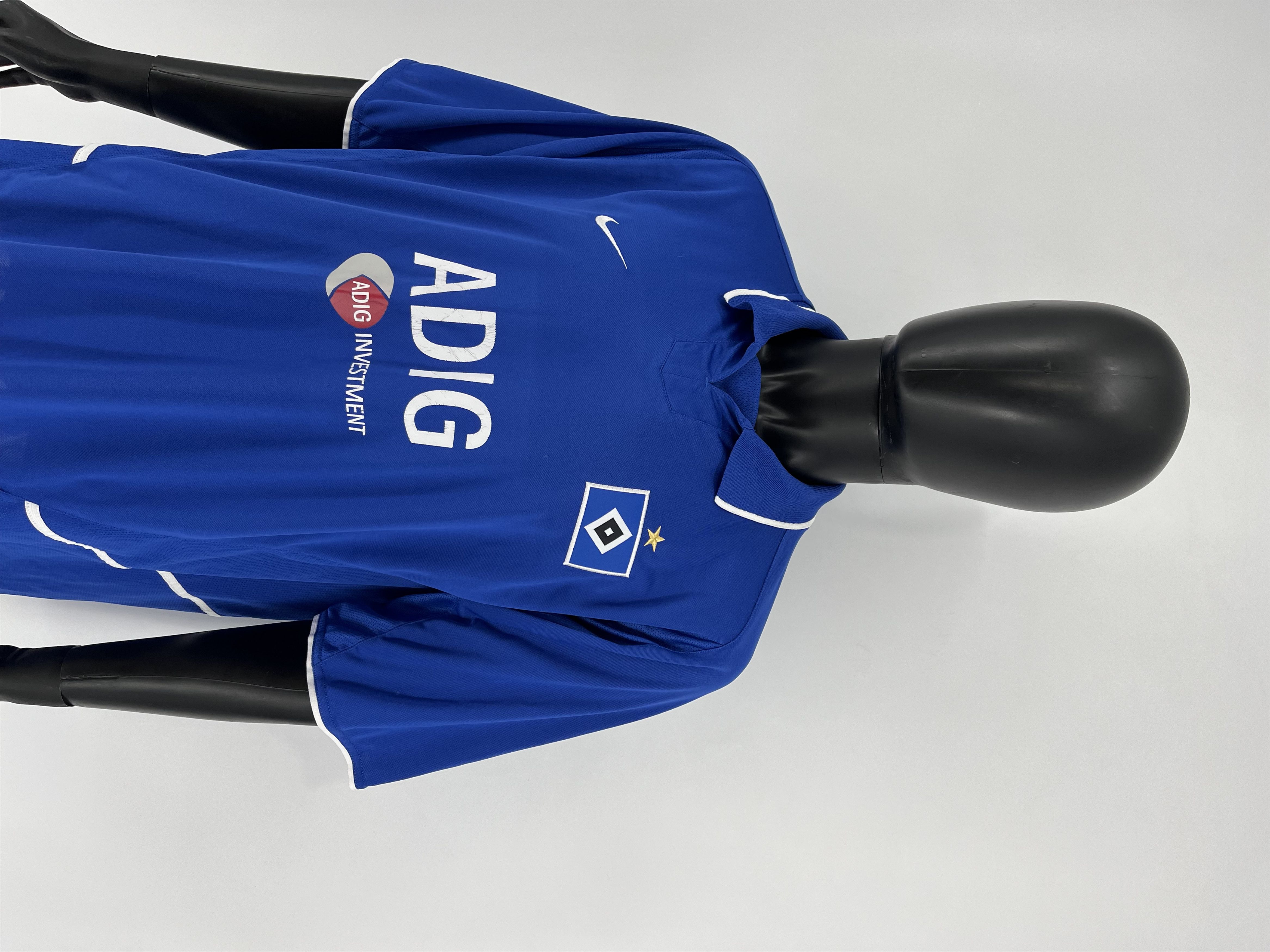 Vintage SV Hamburg Jersey 2004-2005 Football Soccer Hamburger Size US XL / EU 56 / 4 - 4 Thumbnail