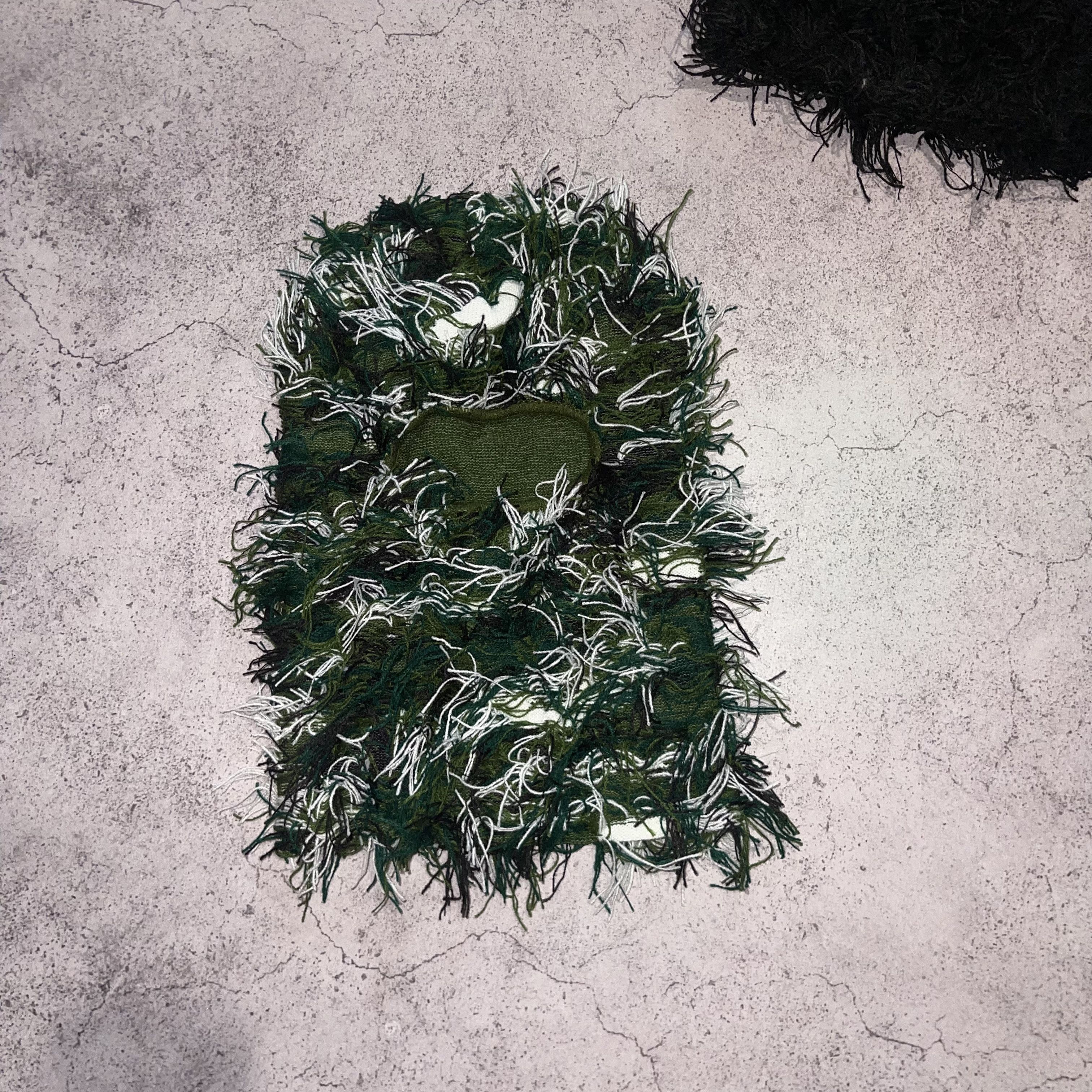 Japanese Brand × Youths In Balaclava Handmade Knitted Distressed Balaclava Face Mask Size ONE SIZE - 1 Thumbnail