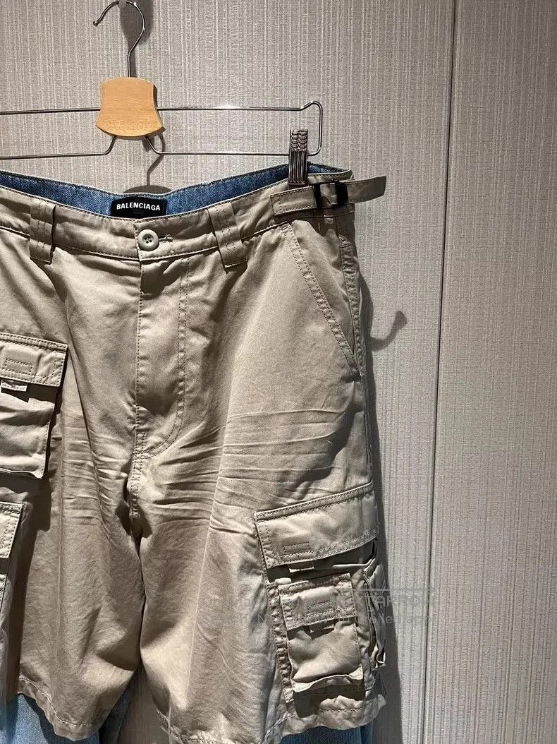 Balenciaga Balenciaga Mixed Cargo Jeans Pants. Size US 32 / EU 48 - 2 Thumbnail