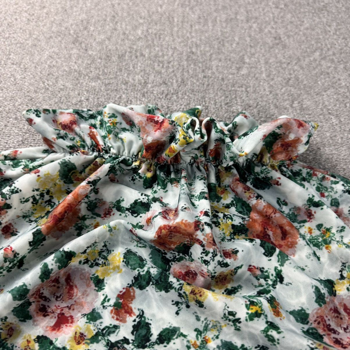 Golden Goose Golden Goose - GGDB - Ruffle Neck Floral Long Sleeve Size XS / US 0-2 / IT 36-38 - 3 Thumbnail