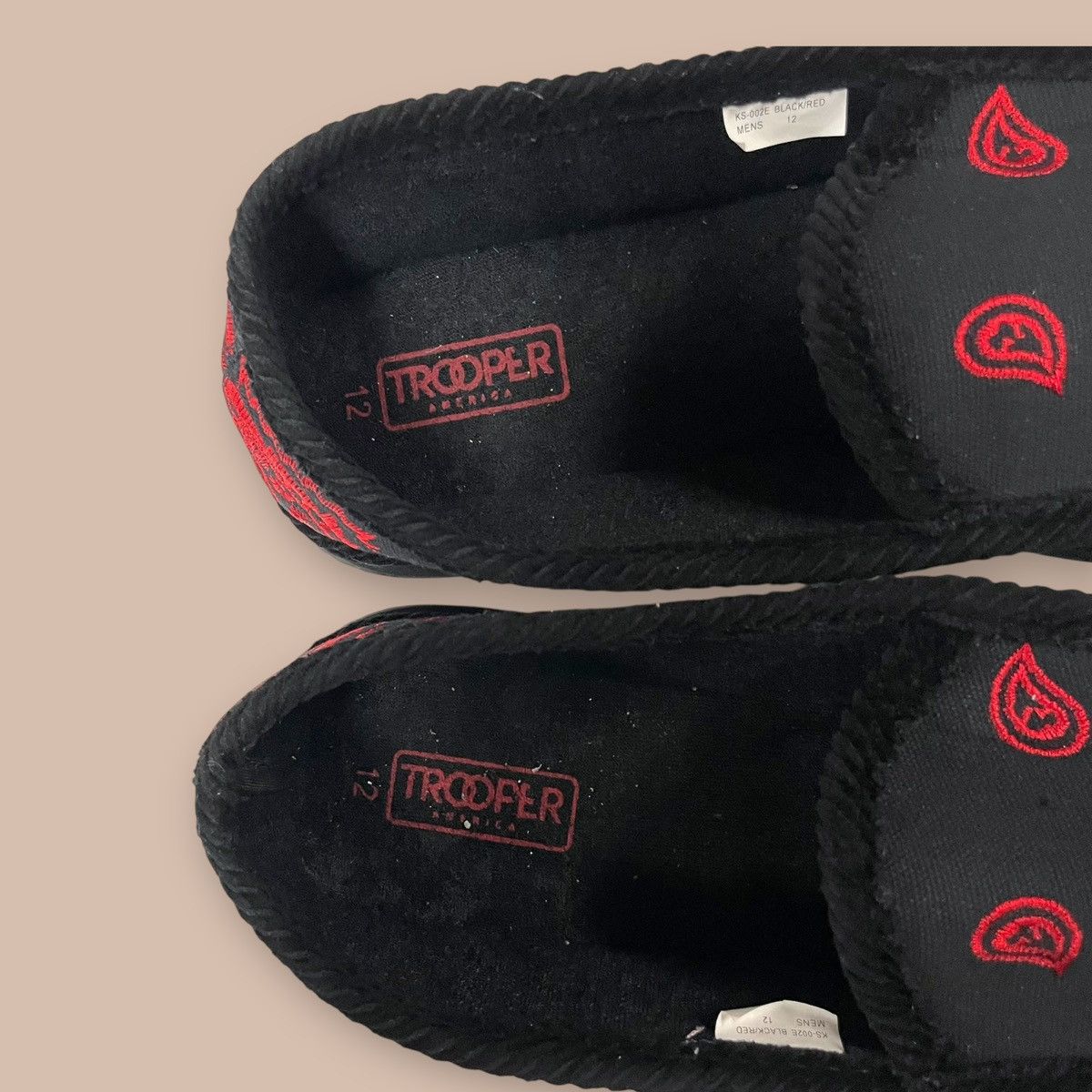 Other Trooper America's bandana paisley & corduroy slip-ons Size US 12 / EU 45 - 12 Thumbnail