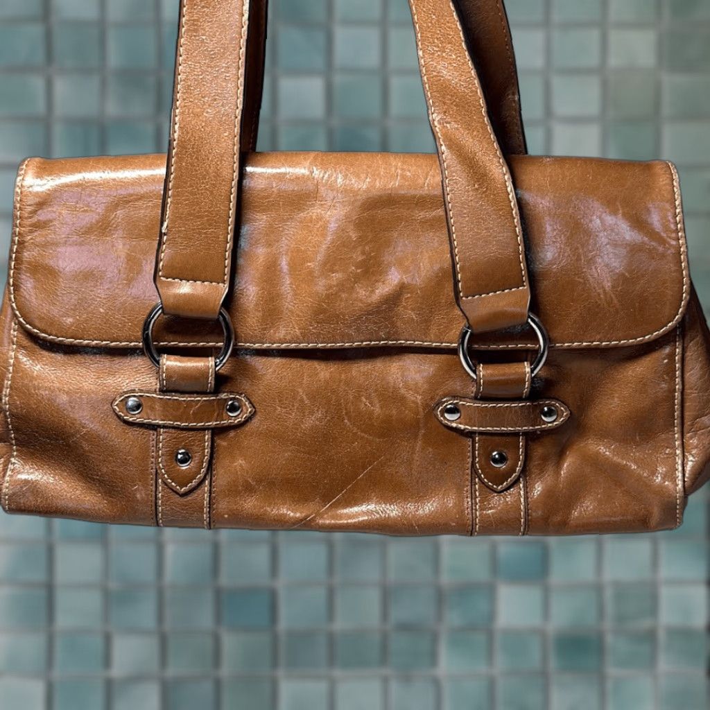 Vintage Vintage Wilsons Leather Brown Shoulder Bag Purse Medium User: Vintage Wilsons Leather Brown Shoulder Bag Purse Medium Size ONE SIZE - 1 Thumbnail