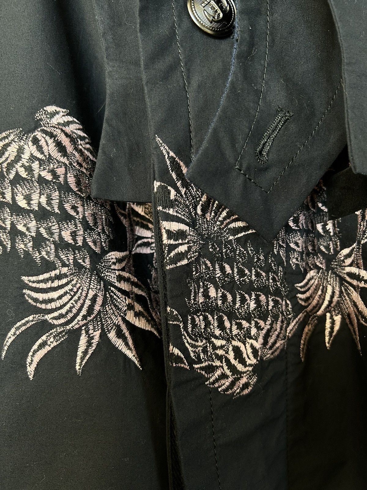 Sacai Sacai x Sunsurf Tokyo exclusive embroidered trench Size US M / EU 48-50 / 2 - 3 Thumbnail