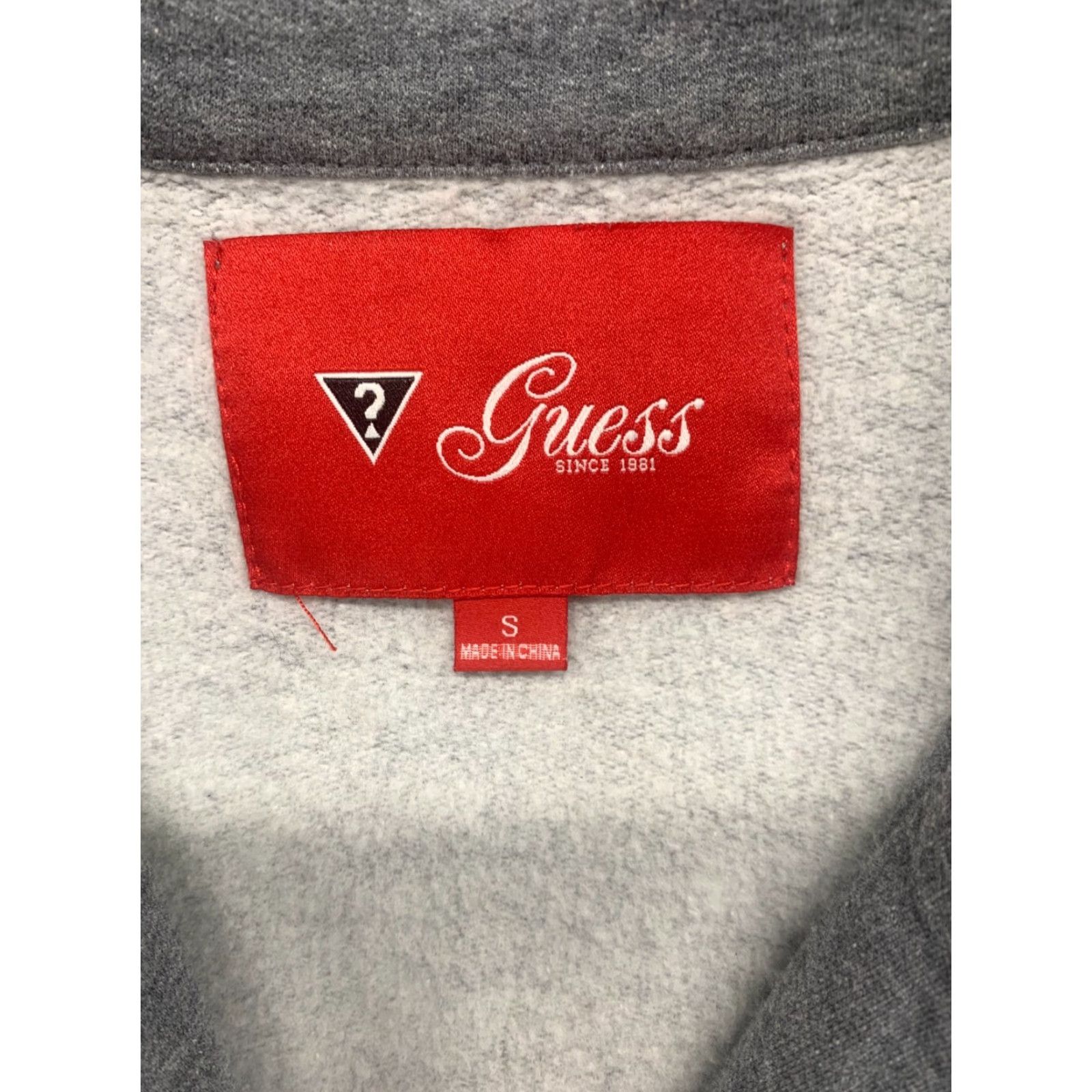 Guess GUESS Coat Womens Small Gray Overcoat Button Down Single Breasted Cotton Blend Pockets Size S / US 4 / IT 40 - 5 Thumbnail