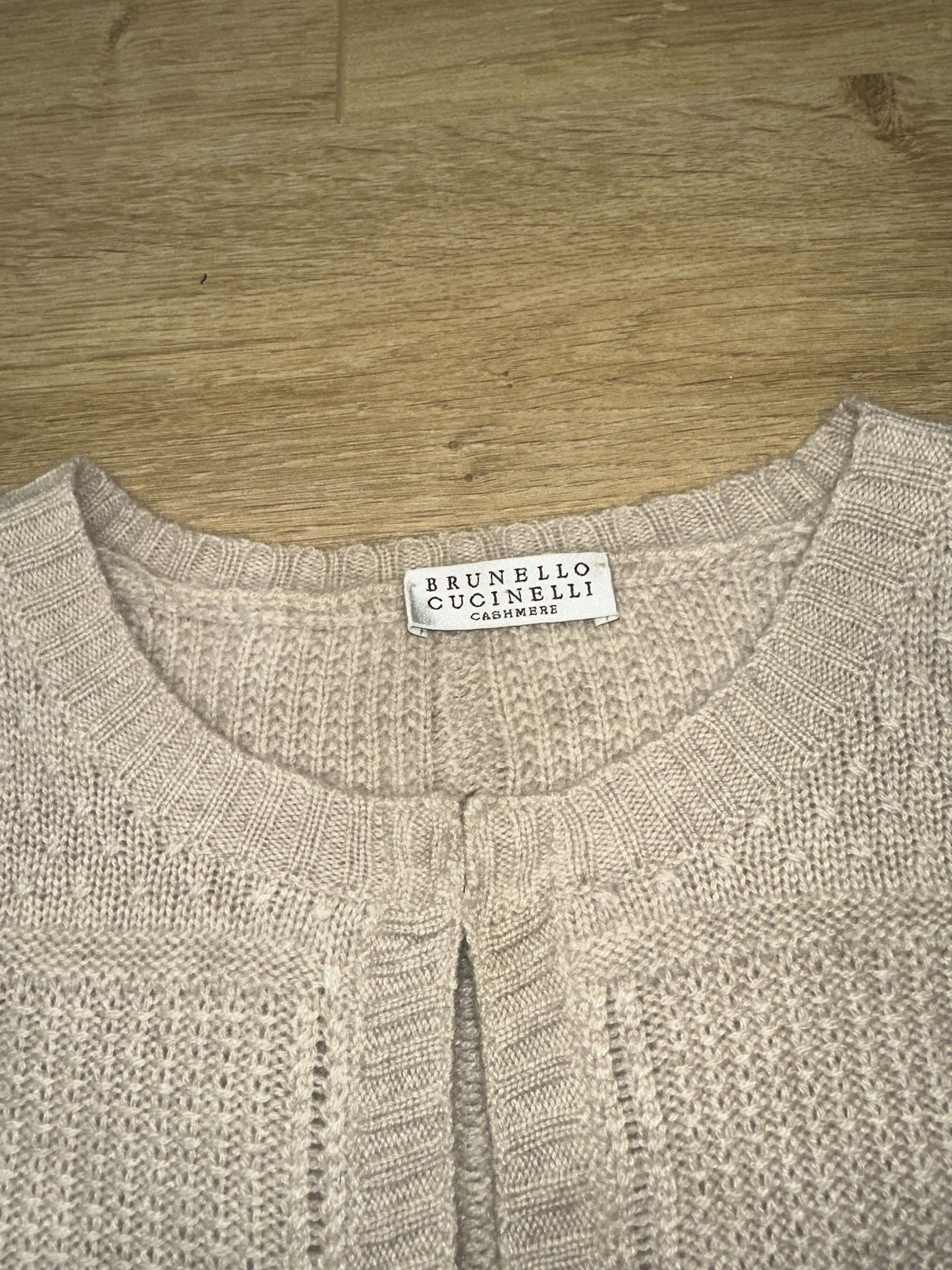 Brunello Cucinelli Brunello Cucinelli Cashmere Silk Open Knit Cardigan S M Size M / US 6-8 / IT 42-44 - 3 Thumbnail