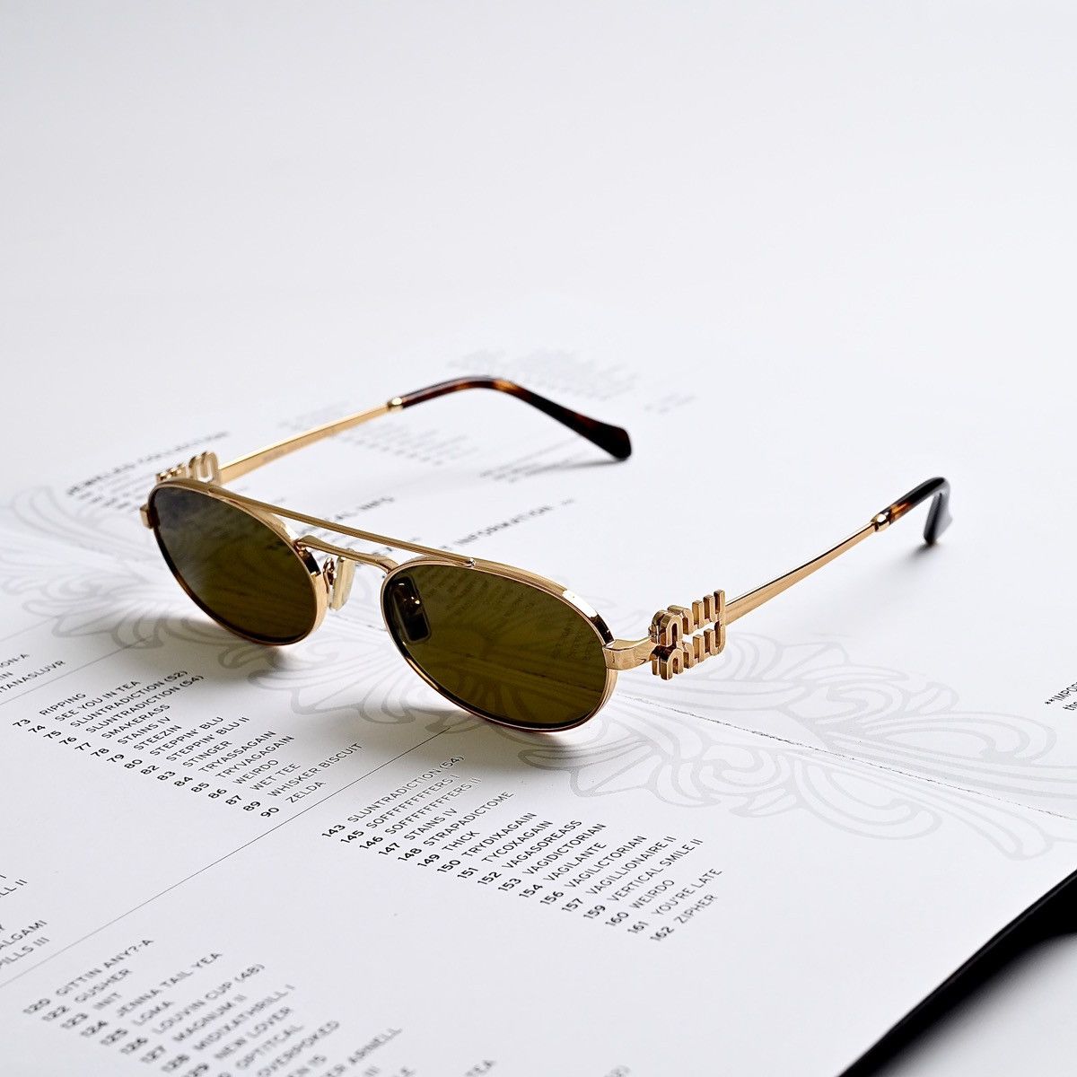 Miu Miu MIU MIU 0MU 54ZS SUNGLASSES Size ONE SIZE - 1 Thumbnail