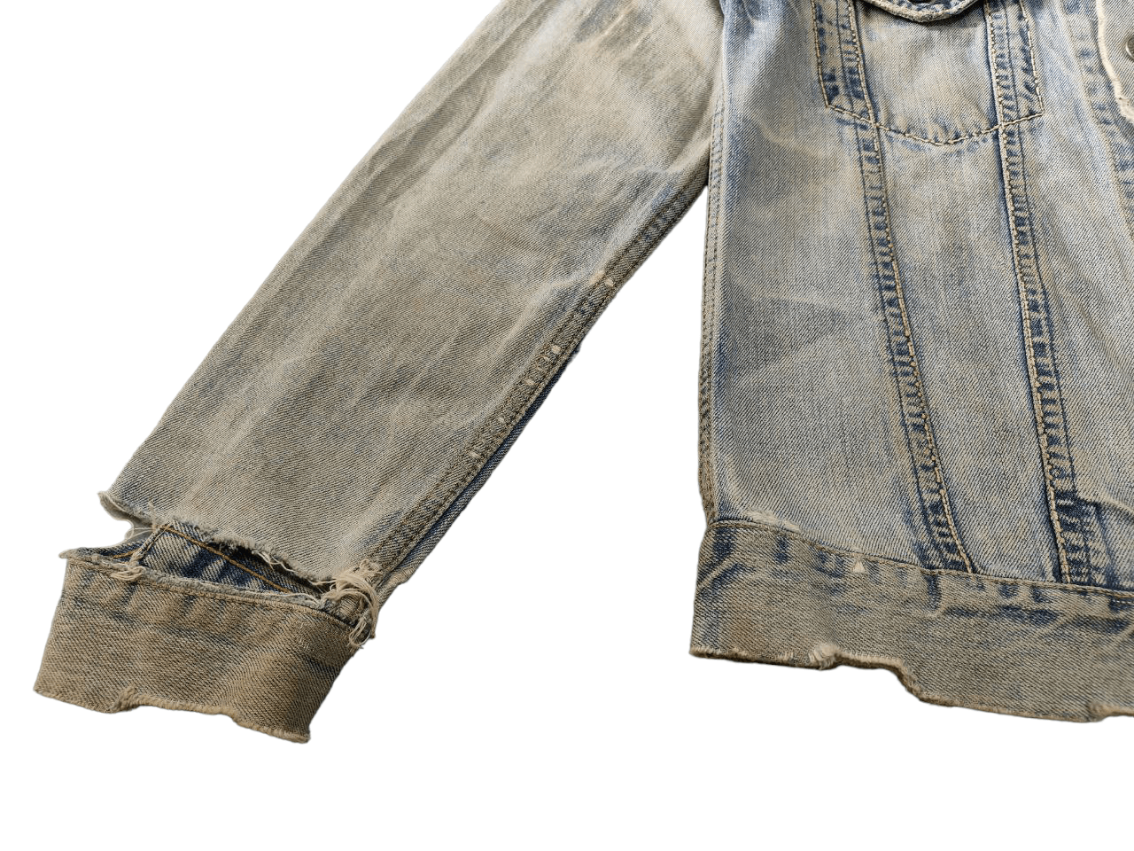 Levi's Thrashed Levi's Distressed Worn Denim Jacket Size US M / EU 48-50 / 2 - 16 Thumbnail