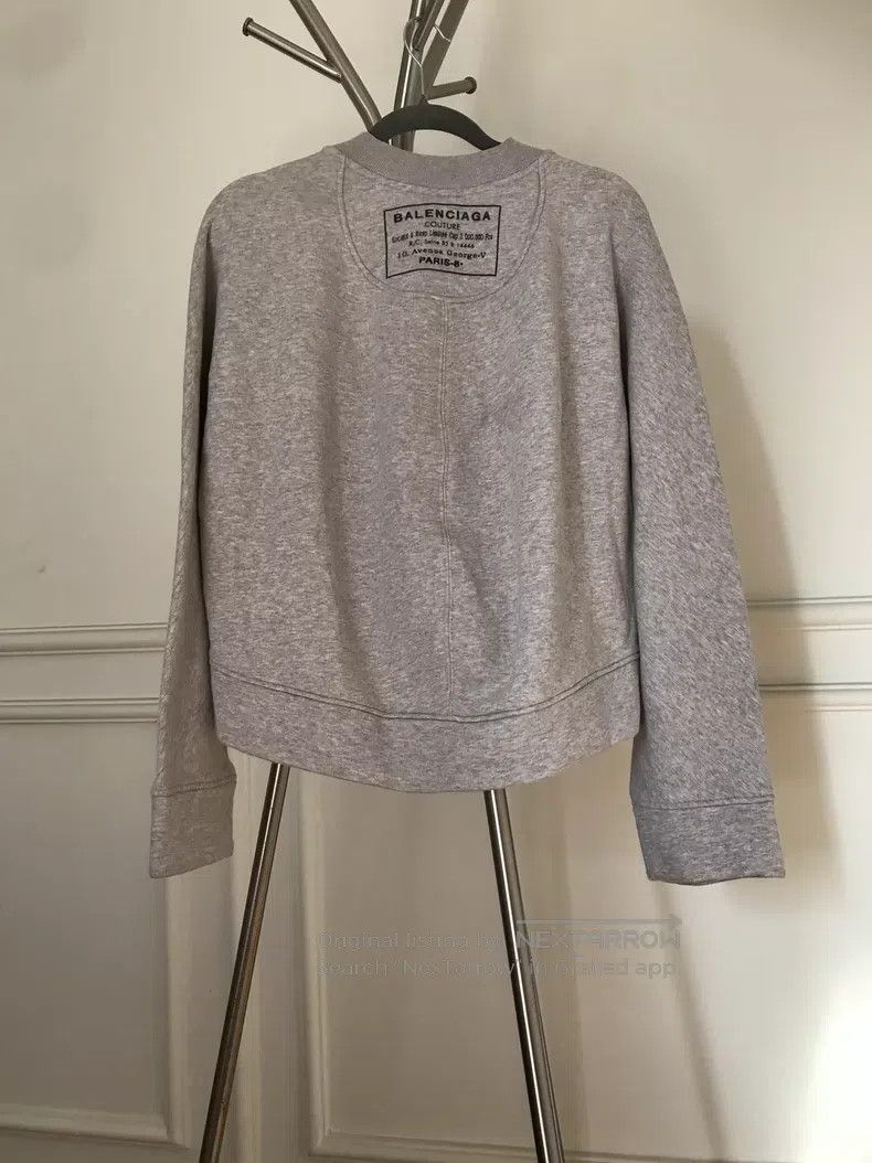 Balenciaga Balenciaga Fleece Front Short Back Long Hoodie Size US XS / EU 42 / 0 - 1 Thumbnail