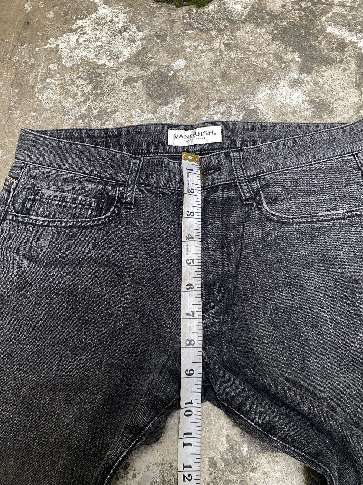 Vanquish Vanquish Tokyo Japan Faded Black Denim Size US 32 / EU 48 - 10 Thumbnail